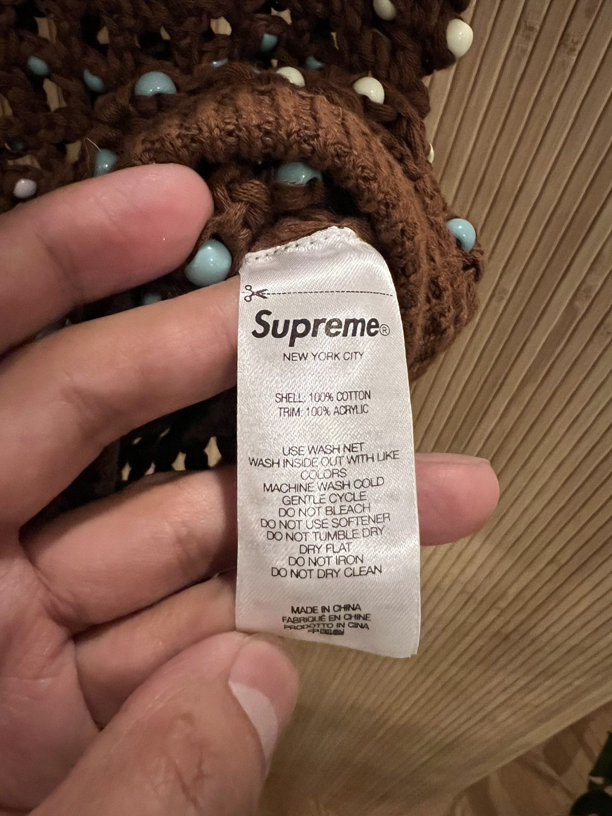 Supreme Beaded sweater vest Size US M / EU 48-50 / 2 - 3 Thumbnail