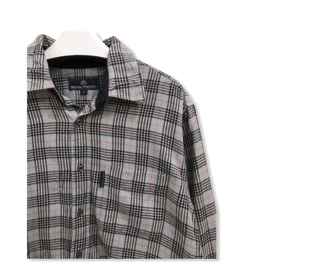 Flannel × Vintage Vintage Regal Friend Plaid Tartan Flannel Shirt 👕 Size US M / EU 48-50 / 2 - 2 Thumbnail