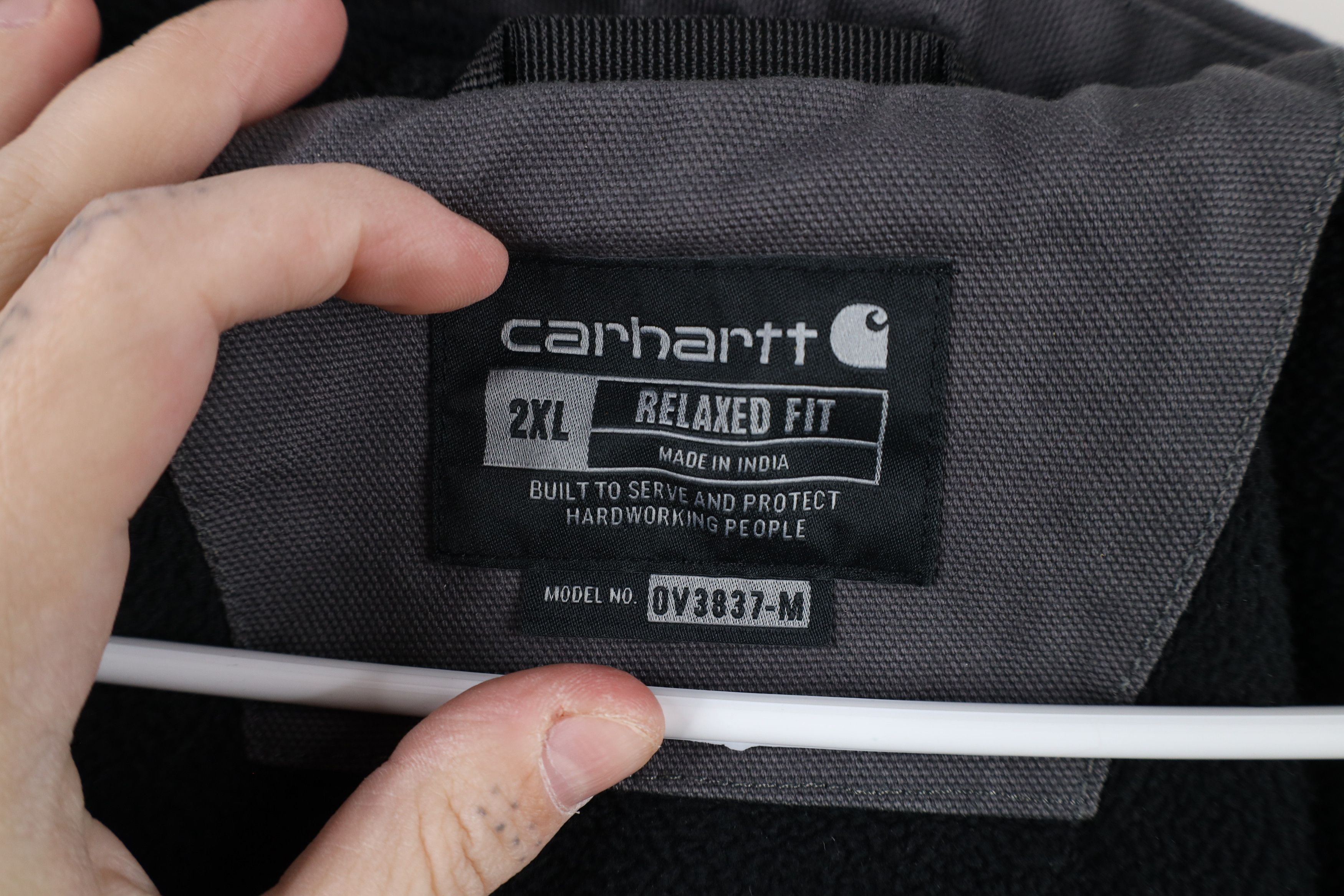 Carhartt × Vintage Vintage Carhartt Lined Sleeveless Hooded Vest Jacket Size US XXL / EU 58 / 5 - 9 Thumbnail