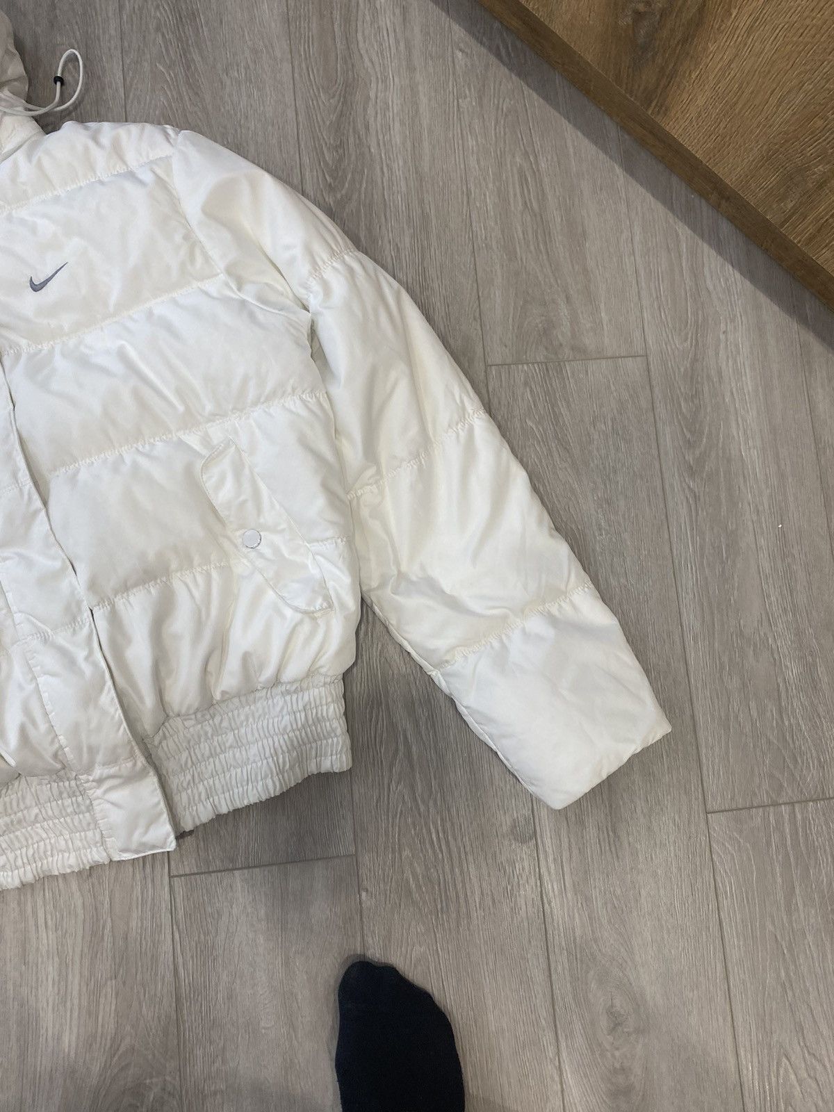 Nike × Vintage Y2K Nike Puffer Jacket Bomber Streetwear Size L / US 10 / IT 46 - 4 Thumbnail