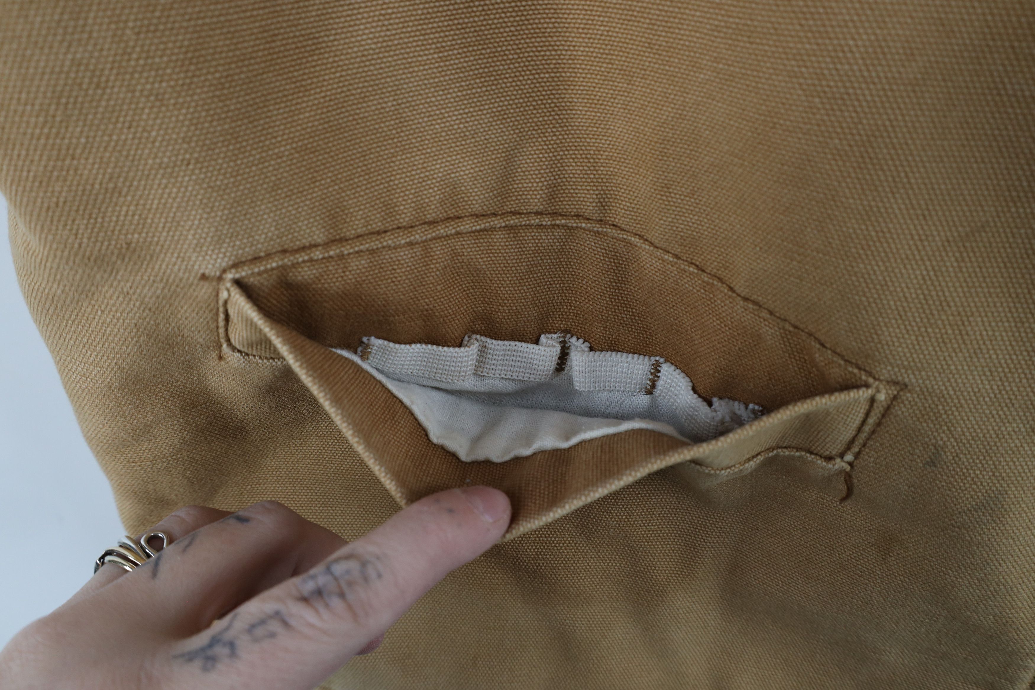 Carhartt × Vintage Vintage 80s 90s Carhartt Pile Fleece Lined Vest Jacket USA Size US L / EU 52-54 / 3 - 6 Thumbnail