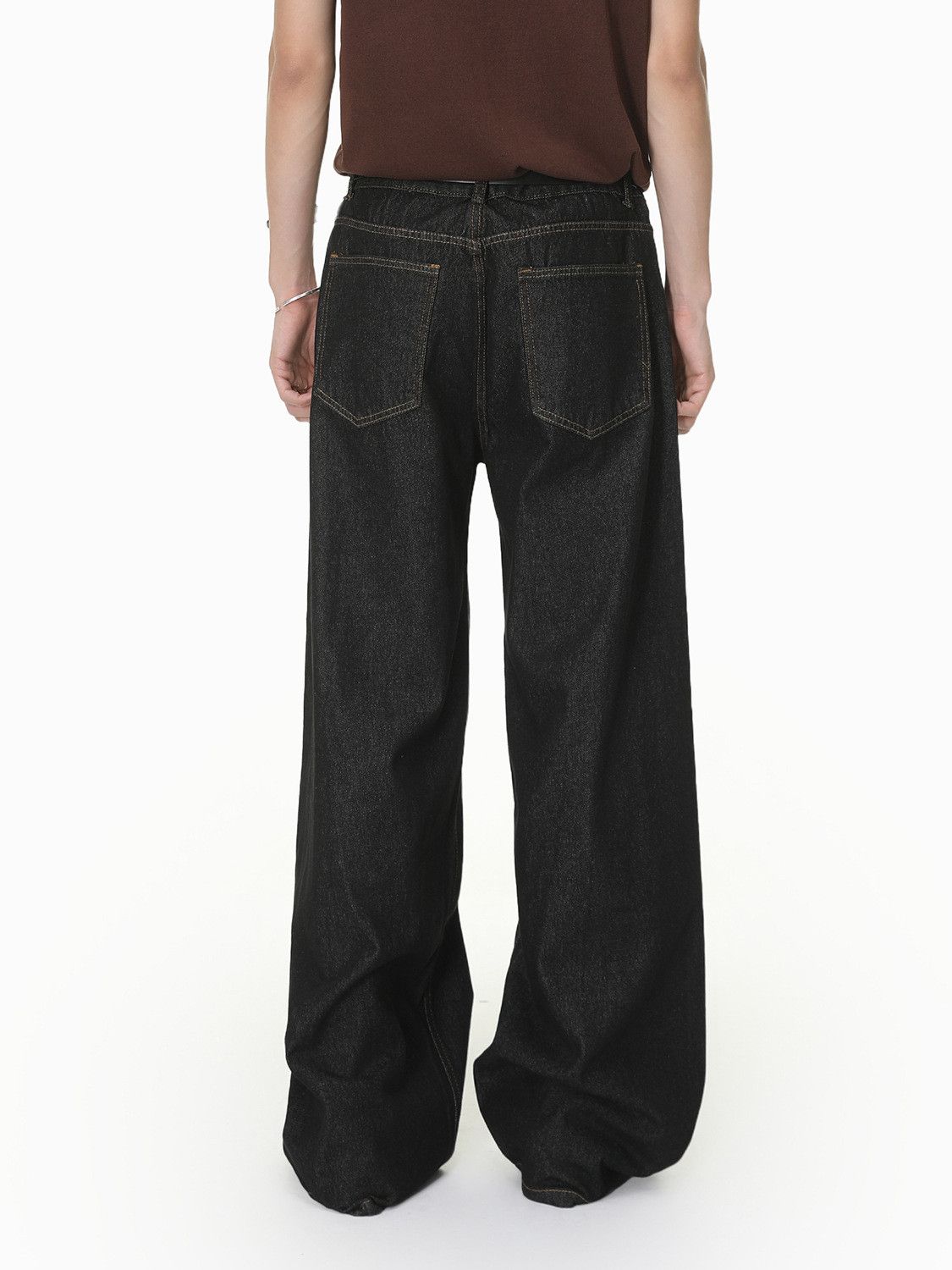 Japanese Brand Men's High-Street Retro Washed Straight-Leg Jeans Size US 32 / EU 48 - 5 Thumbnail