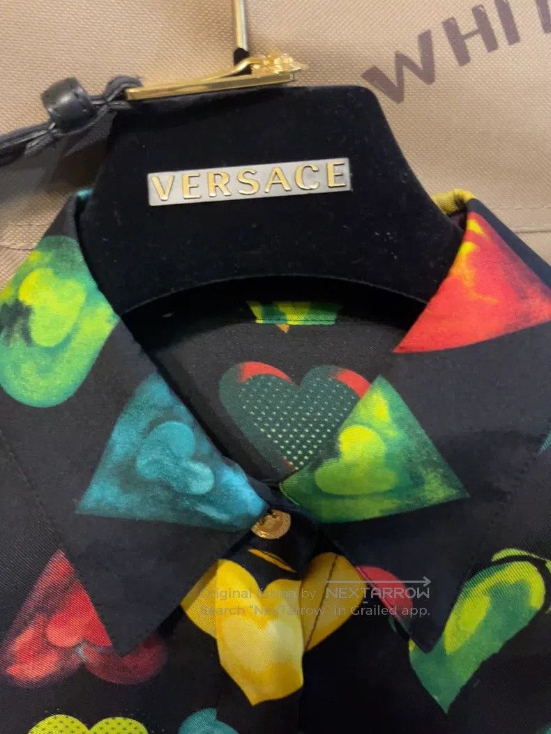 Versace Versace Love print shirt dress Size XS / US 0-2 / IT 36-38 - 3 Thumbnail