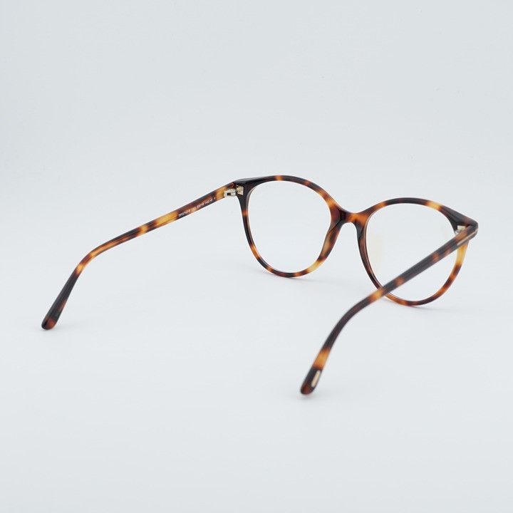 Tom Ford Tom Ford FT5742-B 053 Eyeglasses Havana 53mm Round Frame Size ONE SIZE - 5 Thumbnail