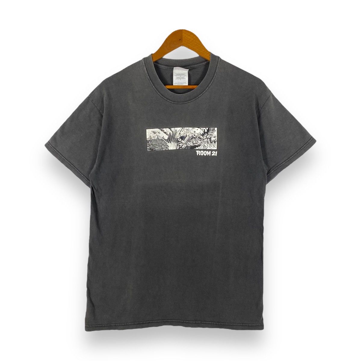 Vintage Vintage ROOM 21 Cyberpunk Anime Box Logo Skate Tee Size US M / EU 48-50 / 2 - 1 Thumbnail