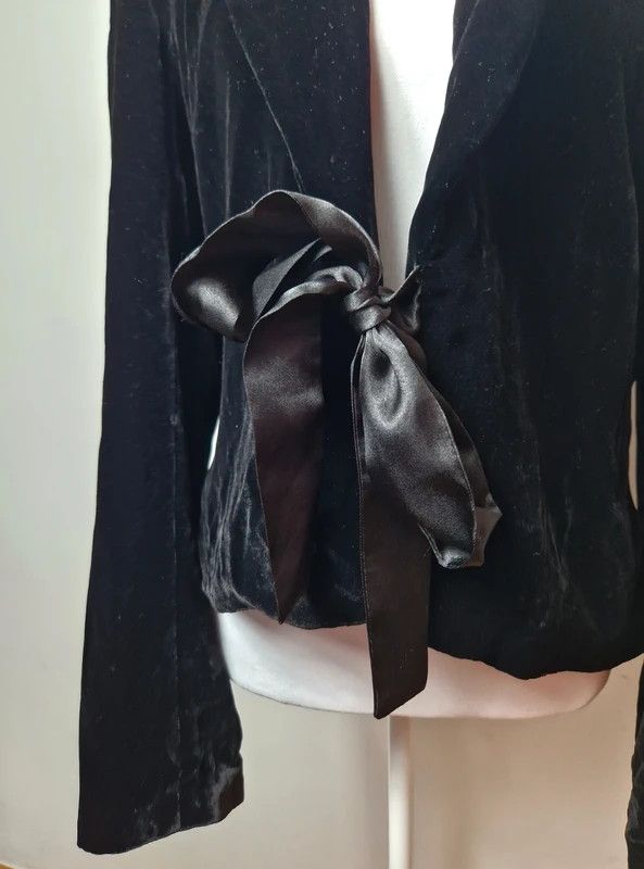 If Six Was Nine Vintage velvet velour blazer goth Japan emo grunge Size M / US 6-8 / IT 42-44 - 2 Thumbnail