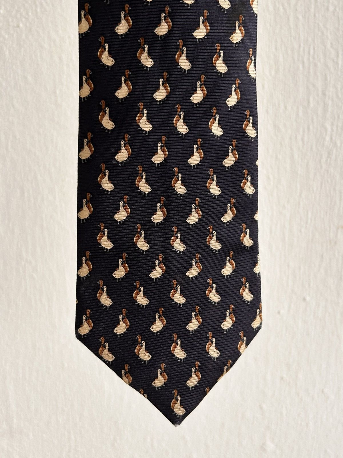 Vintage Monograme Duck Anne Catherine Tie Size ONE SIZE - 3 Thumbnail