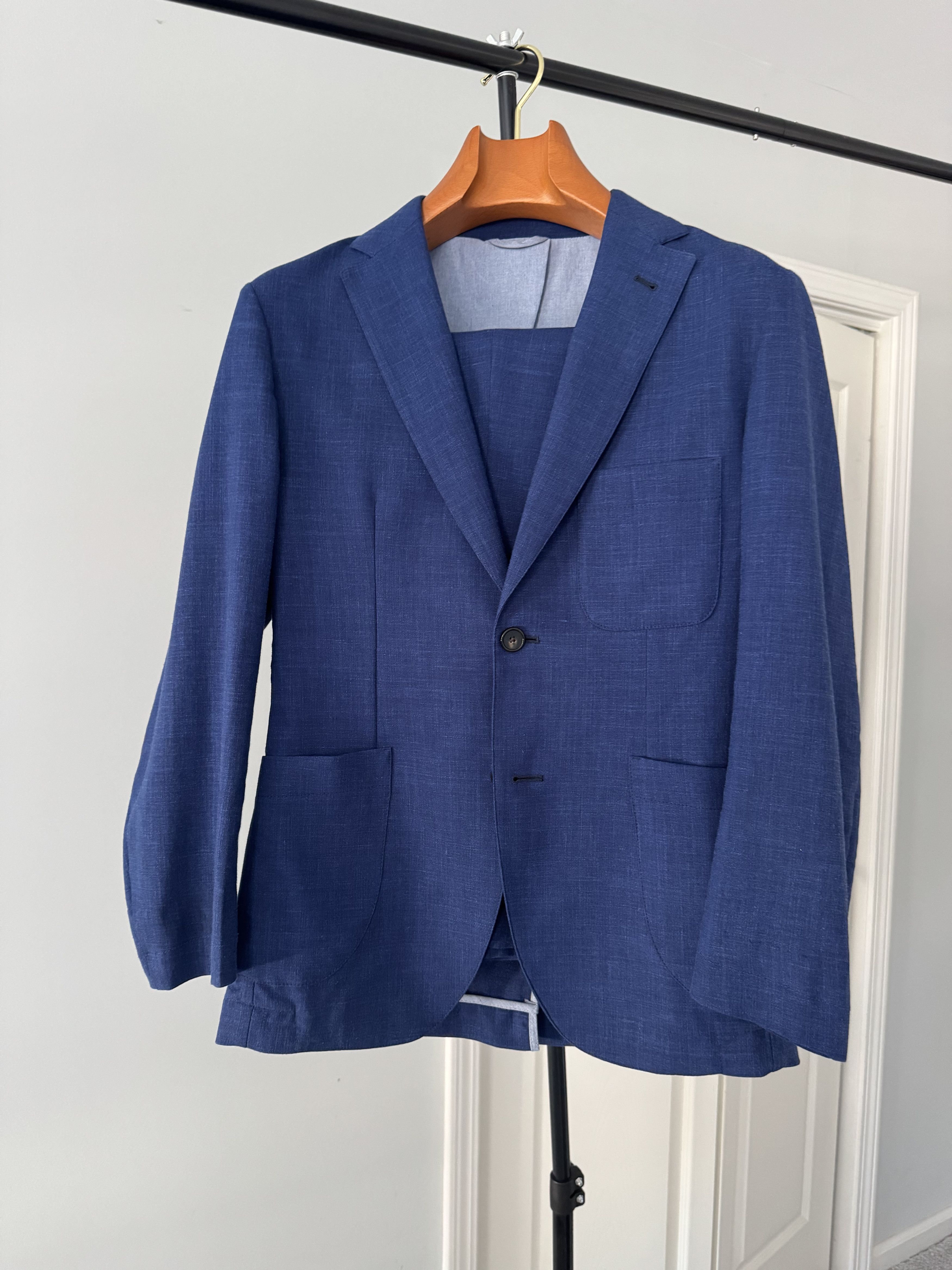 Taylor Stitch Taylor Stitch Cobalt Blue Telegraph Suit Size 38R - 1 Thumbnail