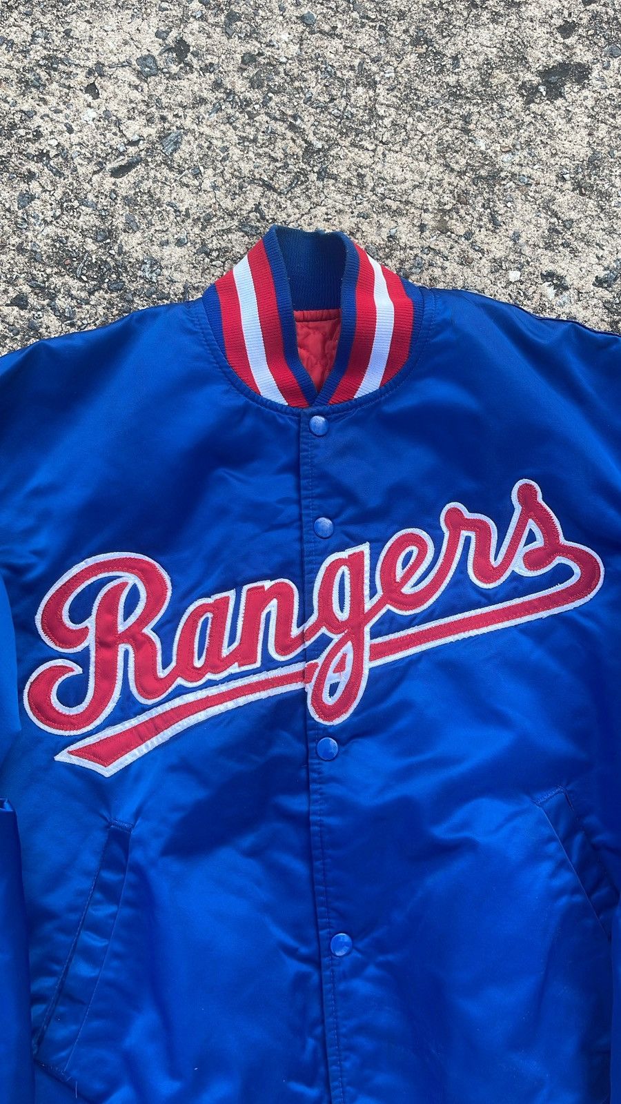 Starter 90’s Texas Rangers Starter Satin Jacket Size US L / EU 52-54 / 3 - 2 Thumbnail