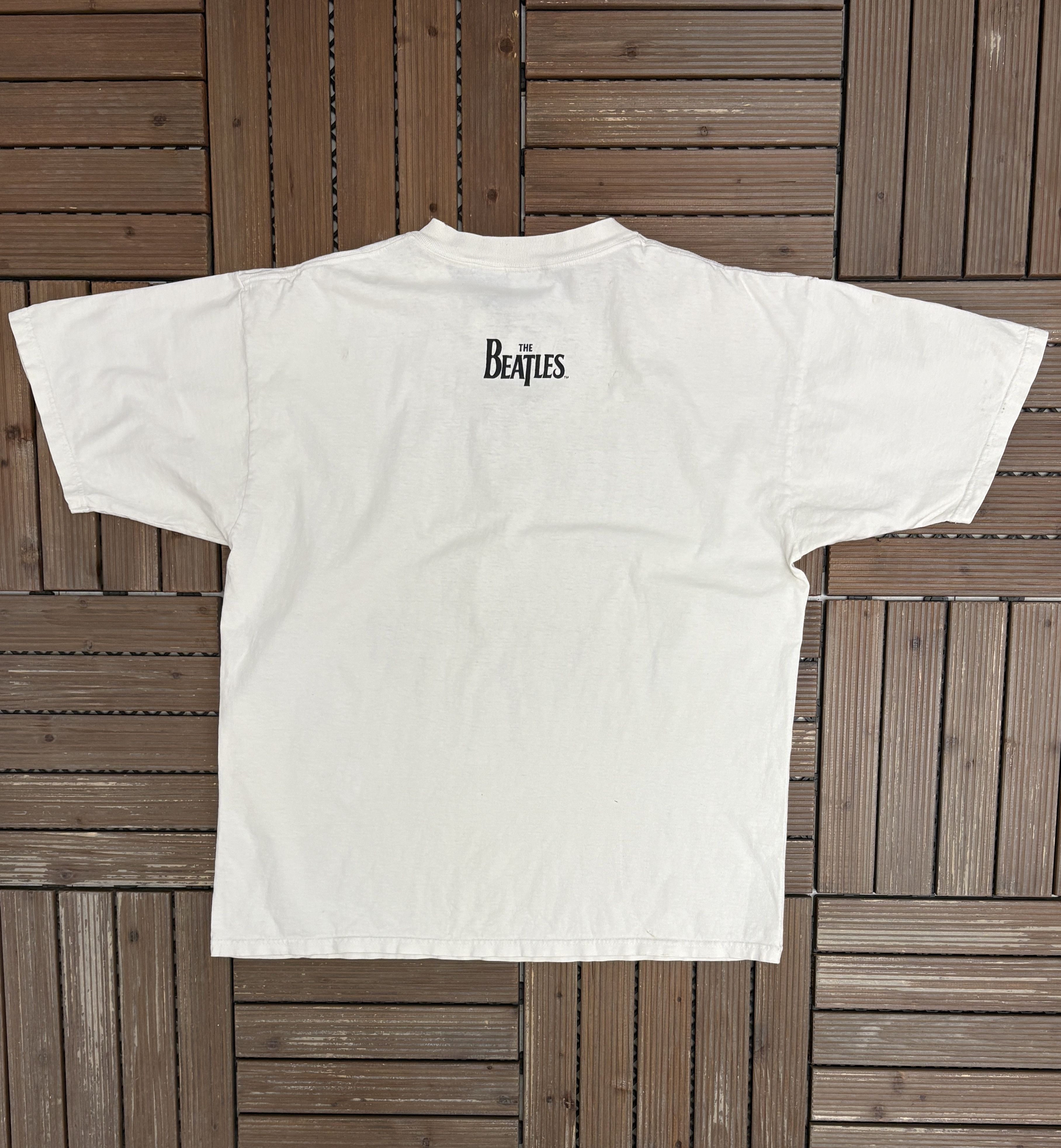Vintage The Beatles Jumping Pose Vintage White T-Shirt Tee Size US XL / EU 56 / 4 - 5 Thumbnail