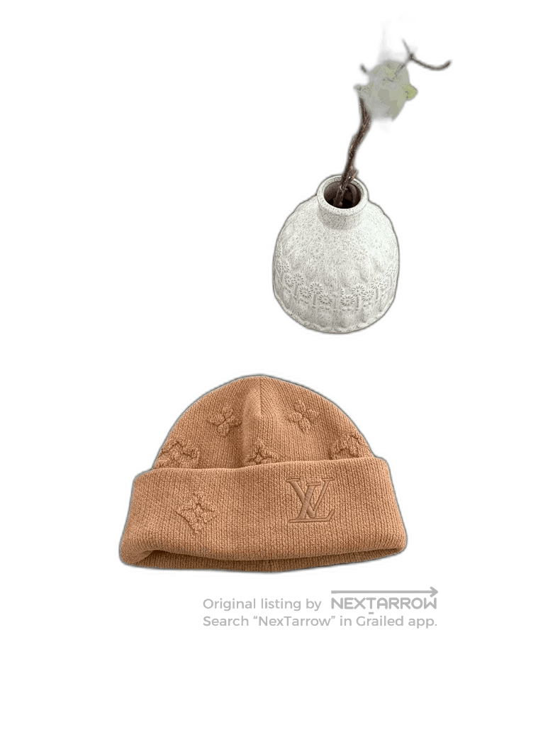Louis Vuitton Louis Vuitton Knitted Cold Hat in Brown. Size ONE SIZE - 1 Thumbnail