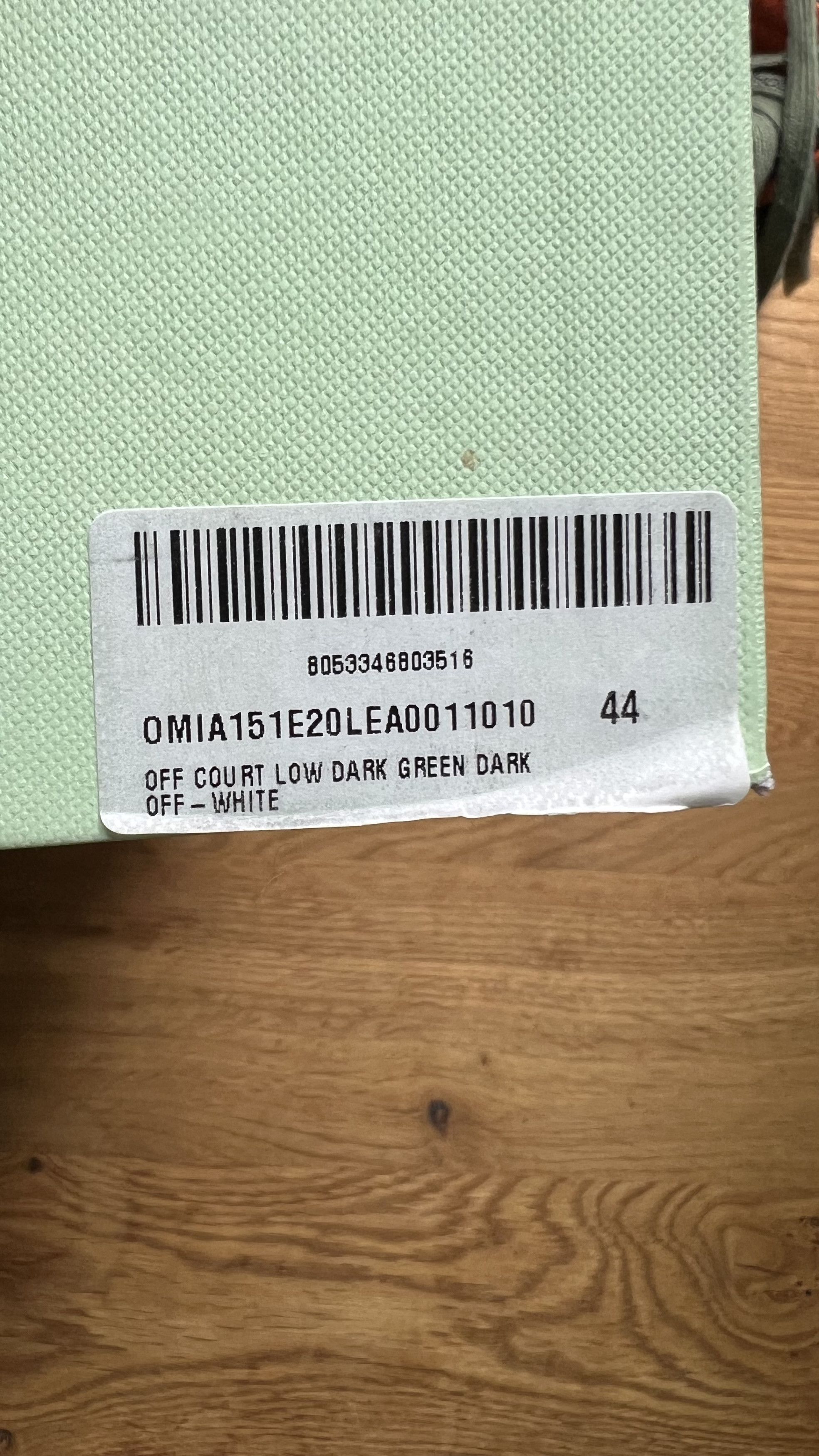 Off-White Off Court Low Dark Green Dark OFF-WHITE Size US 11 / EU 44 - 8 Thumbnail