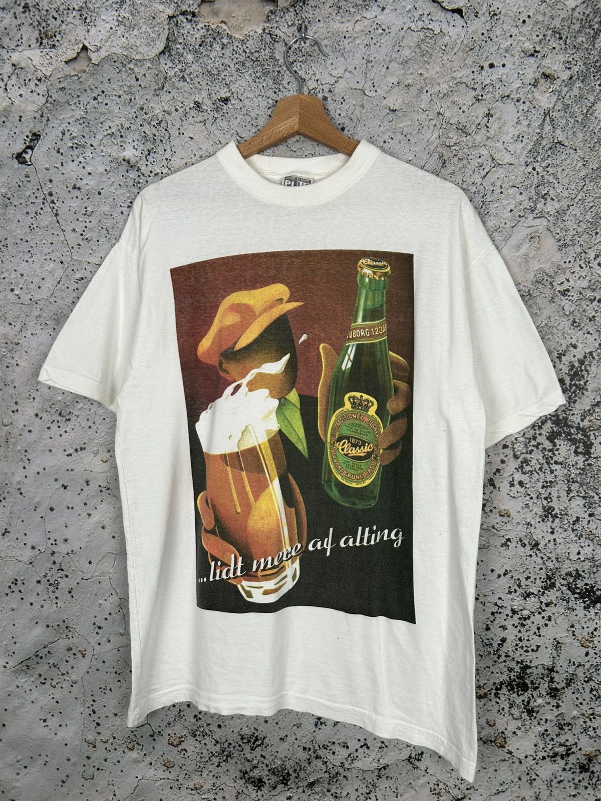 Vintage Vintage Tuborg Promo Beer Graphic Tee Archive 90s Baggy Rap Size US L / EU 52-54 / 3 - 1 Thumbnail