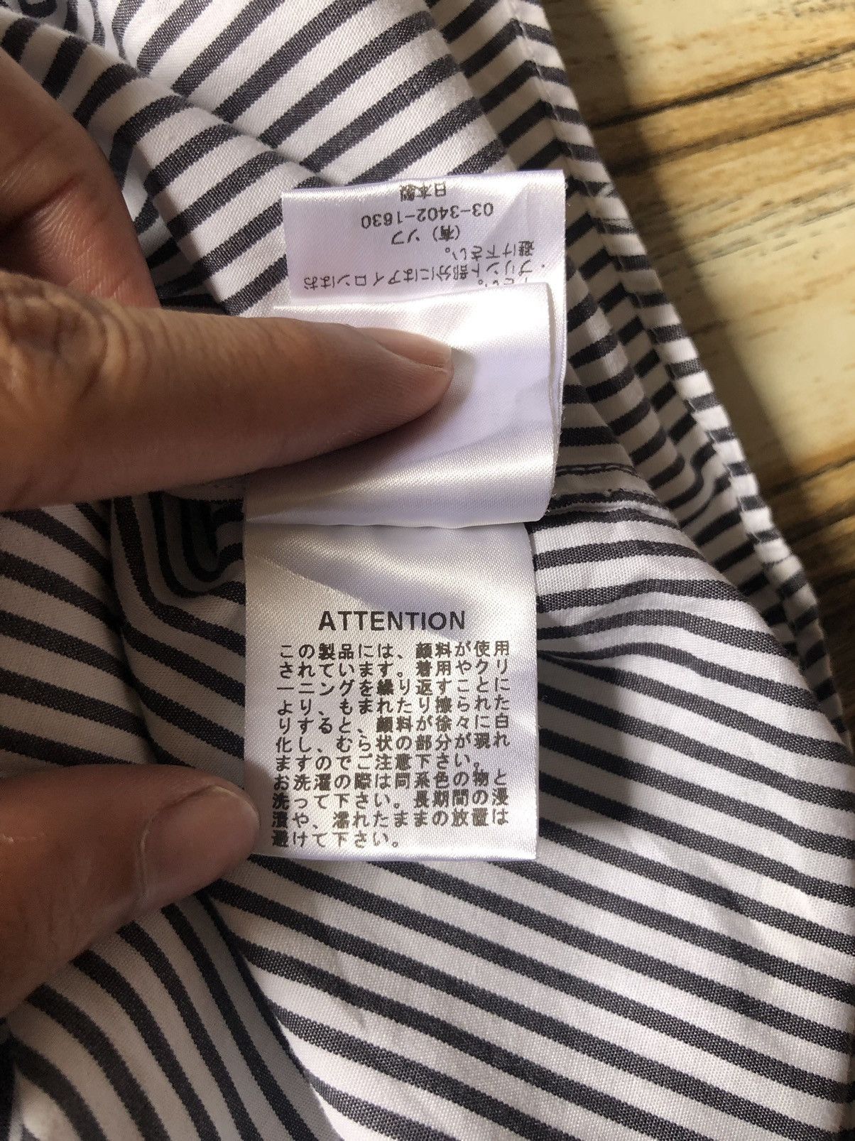 Sophnet. B/D shirt striped star logo printed Size US M / EU 48-50 / 2 - 9 Thumbnail