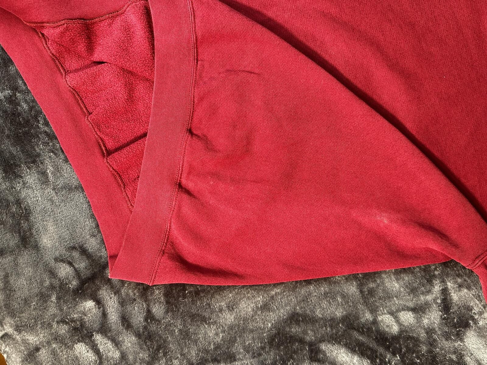 Hard Rock Cafe VTG Hard Rock Cafe Frankfurt Burgundy Sweatshirt Size ONE SIZE - 6 Thumbnail