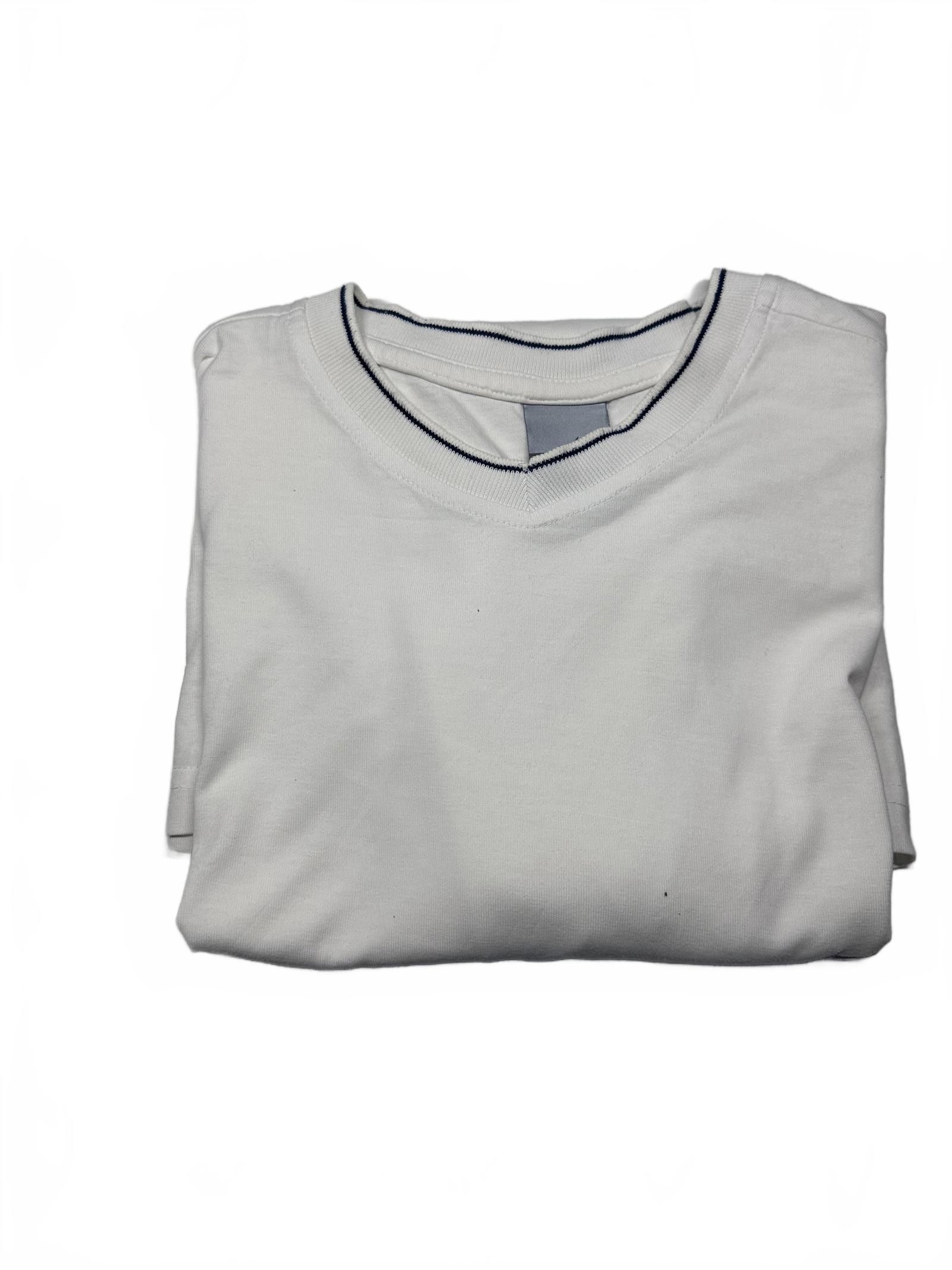 Nike Nike Classic V-Neck T-Shirt - Off White Size US L / EU 52-54 / 3 - 8 Thumbnail
