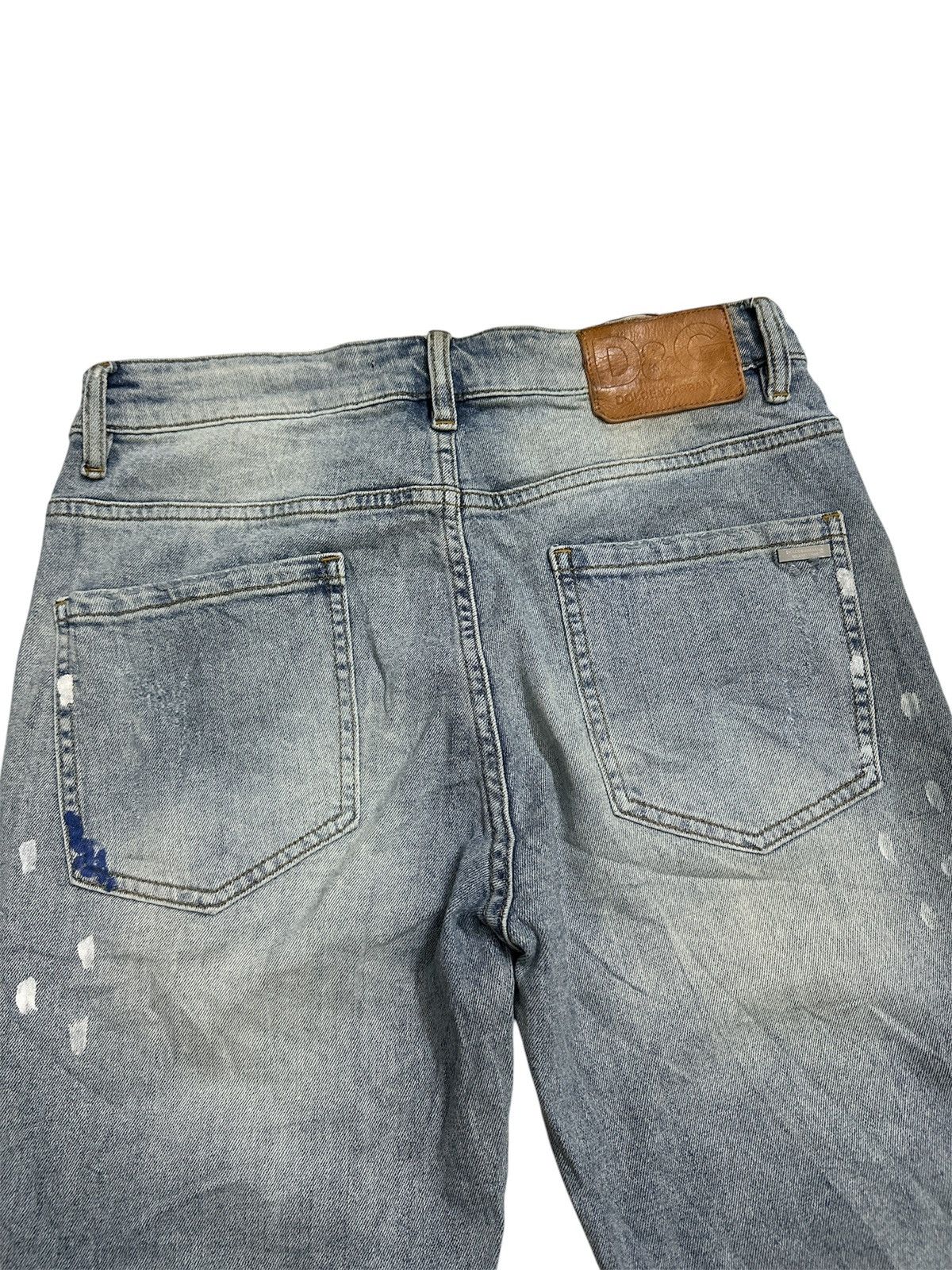GOA 2000s Distressed Dolce & Gabbana Patchwork Jeans Y2K Goa Lgb Size US 31 - 6 Thumbnail