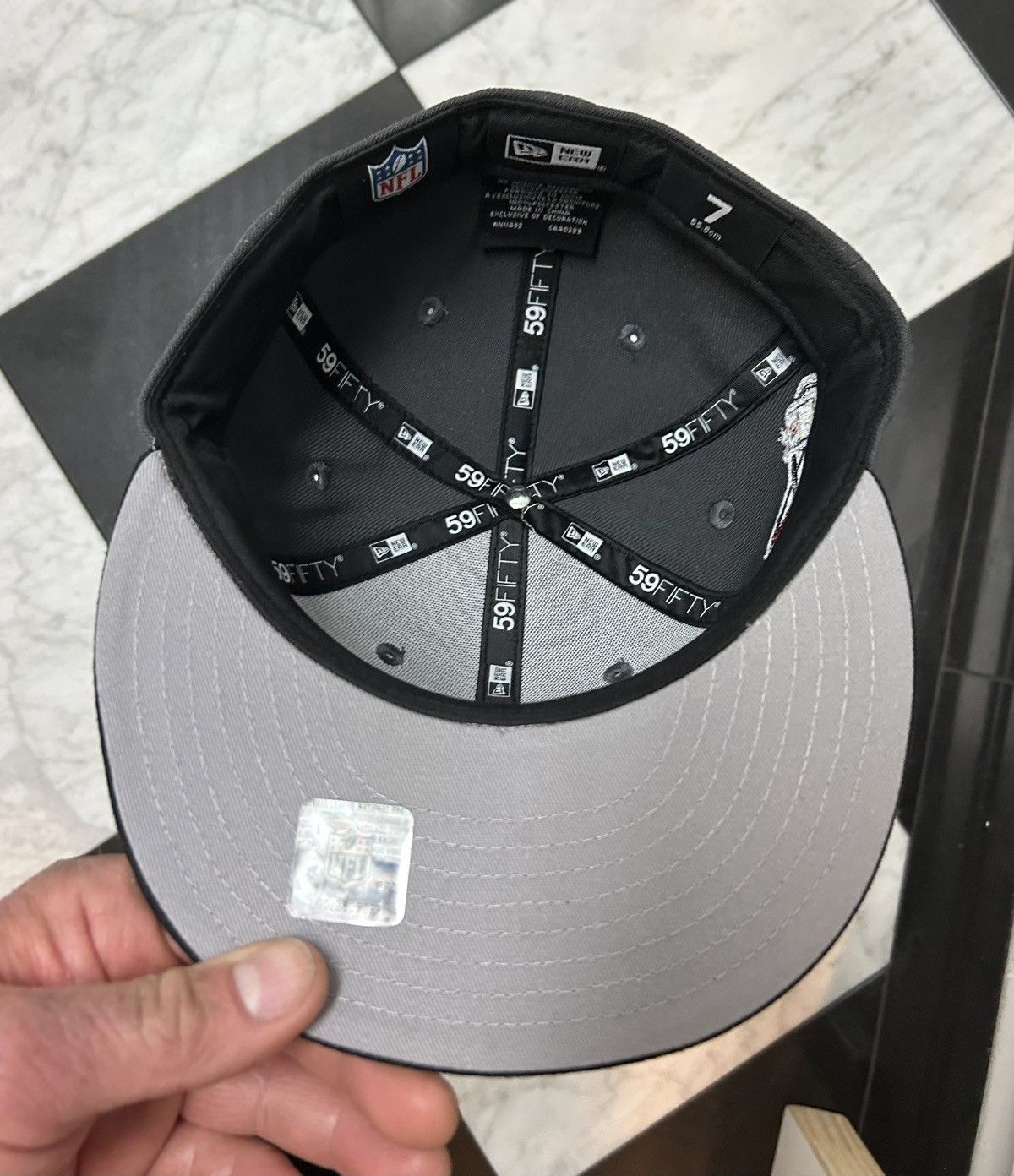 New Era Exclusive Raiders fitted size 7 other sizes Avl Size ONE SIZE - 5 Thumbnail