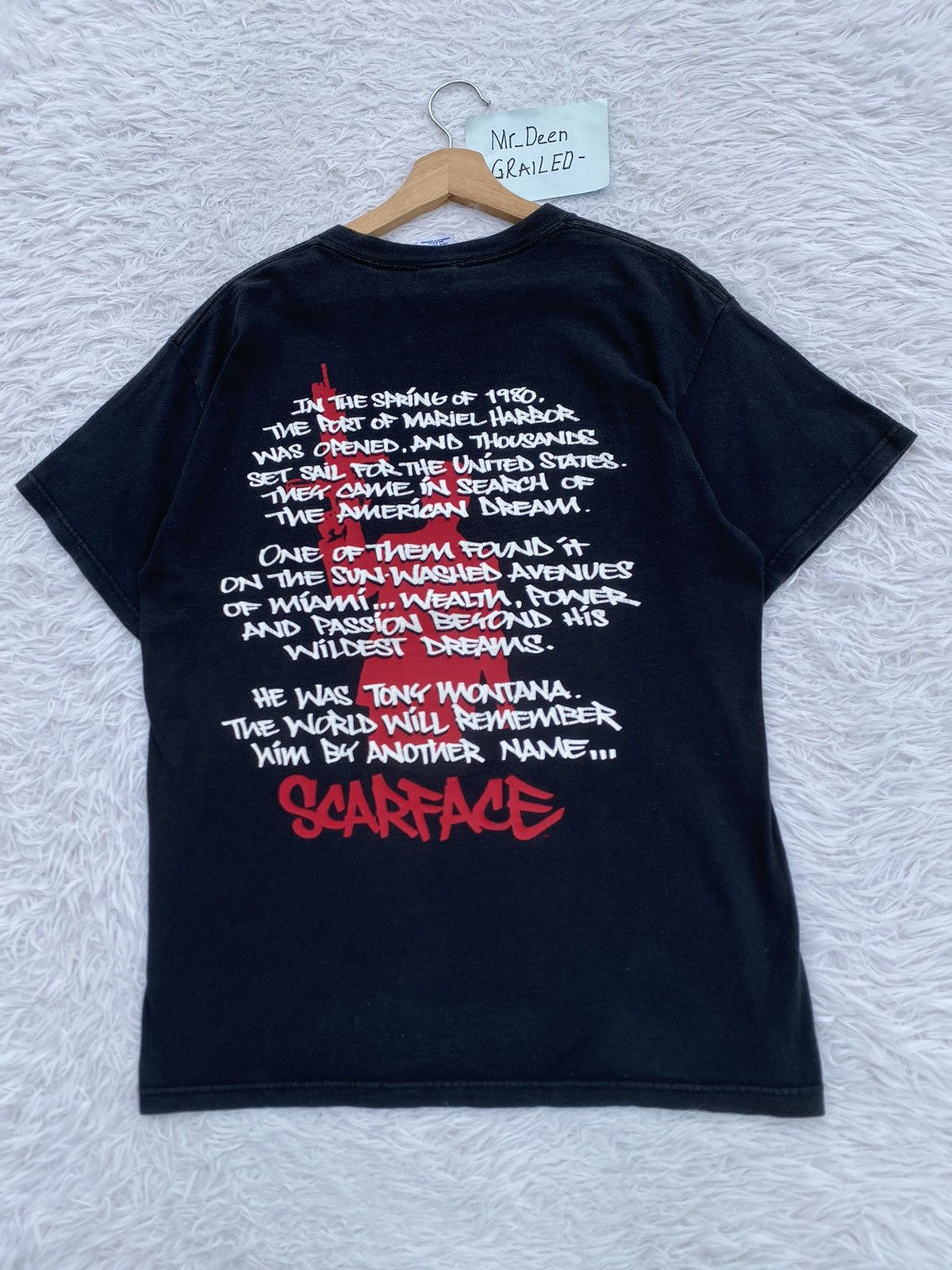 Vintage Rare Vintage Scarface “The American Dream” Tshirt Size US M / EU 48-50 / 2 - 16 Thumbnail