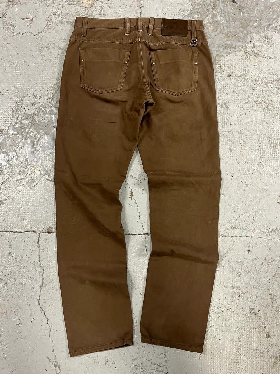 Gucci AW2009 Gucci Brown Denim Jeans Size US 32 / EU 48 - 7 Thumbnail