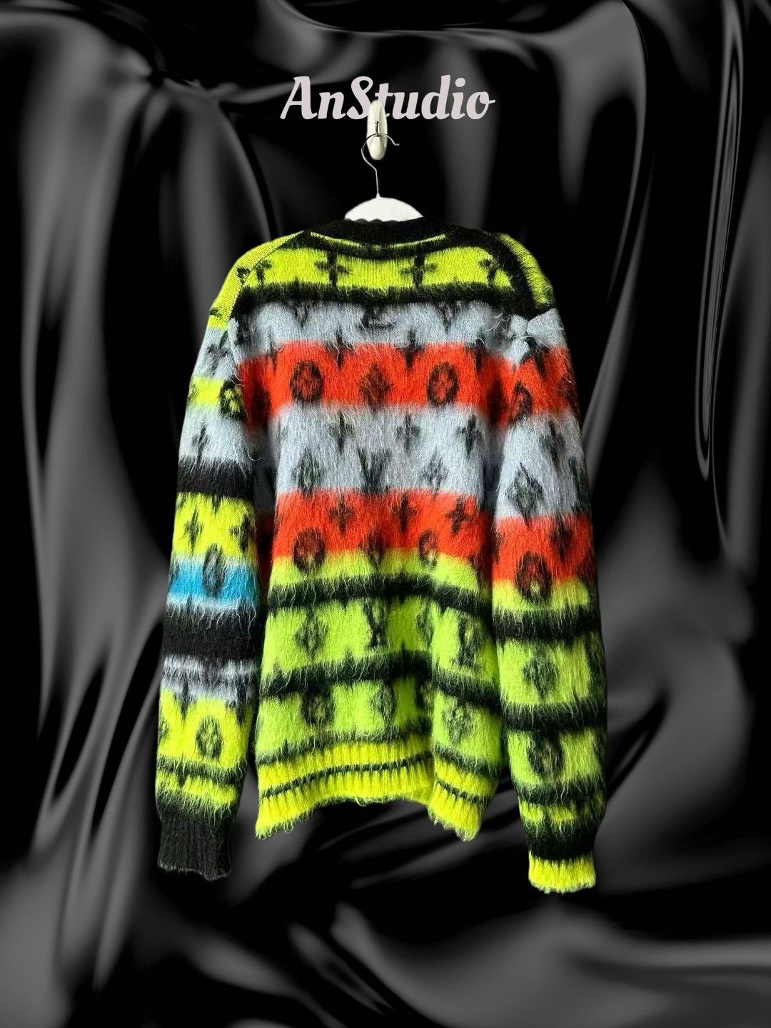 Louis Vuitton Louis Vuitton Virgil Abloh Mohair Monogram Cardigan Size US M / EU 48-50 / 2 - 2 Thumbnail