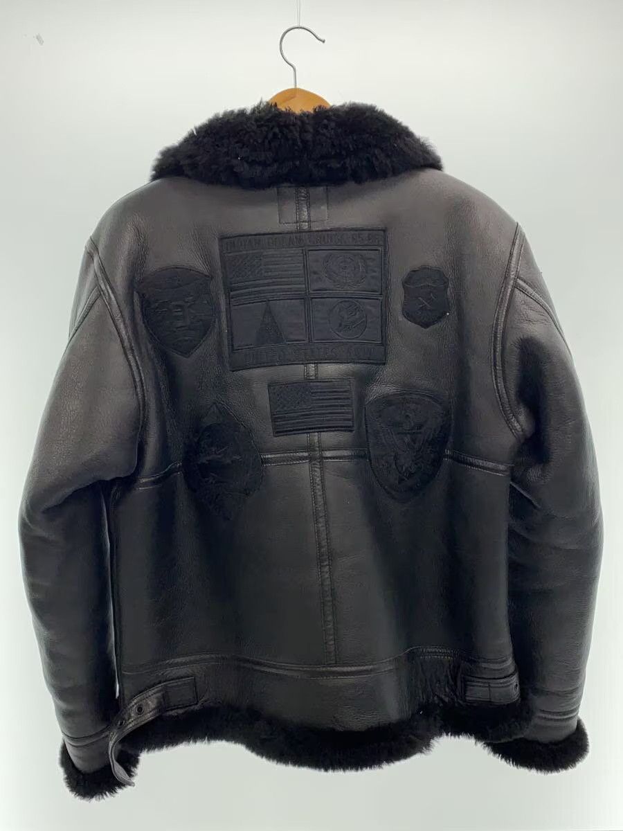Avirex Avirex Sheepskin Flight Jacket Black Size US XXS / EU 40 - 2 Thumbnail