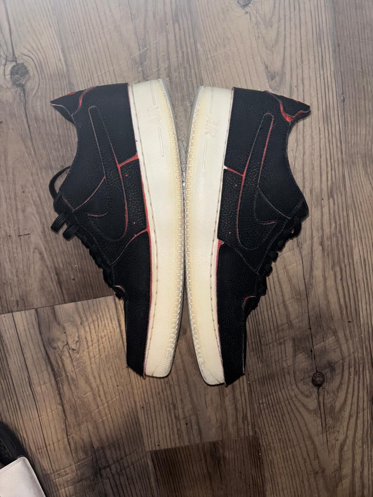 Nike Nike Air Force 1 Low 1/1 - Black Chile Red Size US 13 / EU 46 - 6 Thumbnail