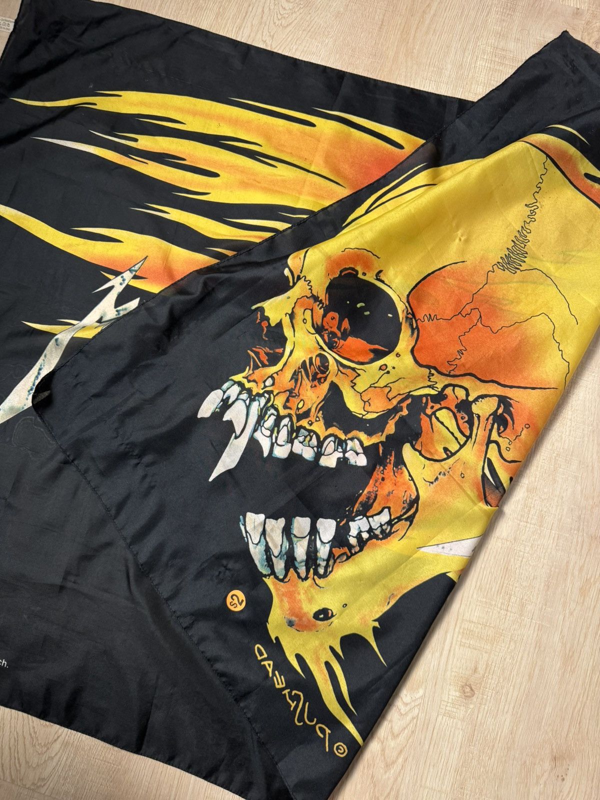 Band Tees × Metallica × Vintage VINTAGE METALLICA BAND TAPESTRY FLAG Size ONE SIZE - 4 Thumbnail