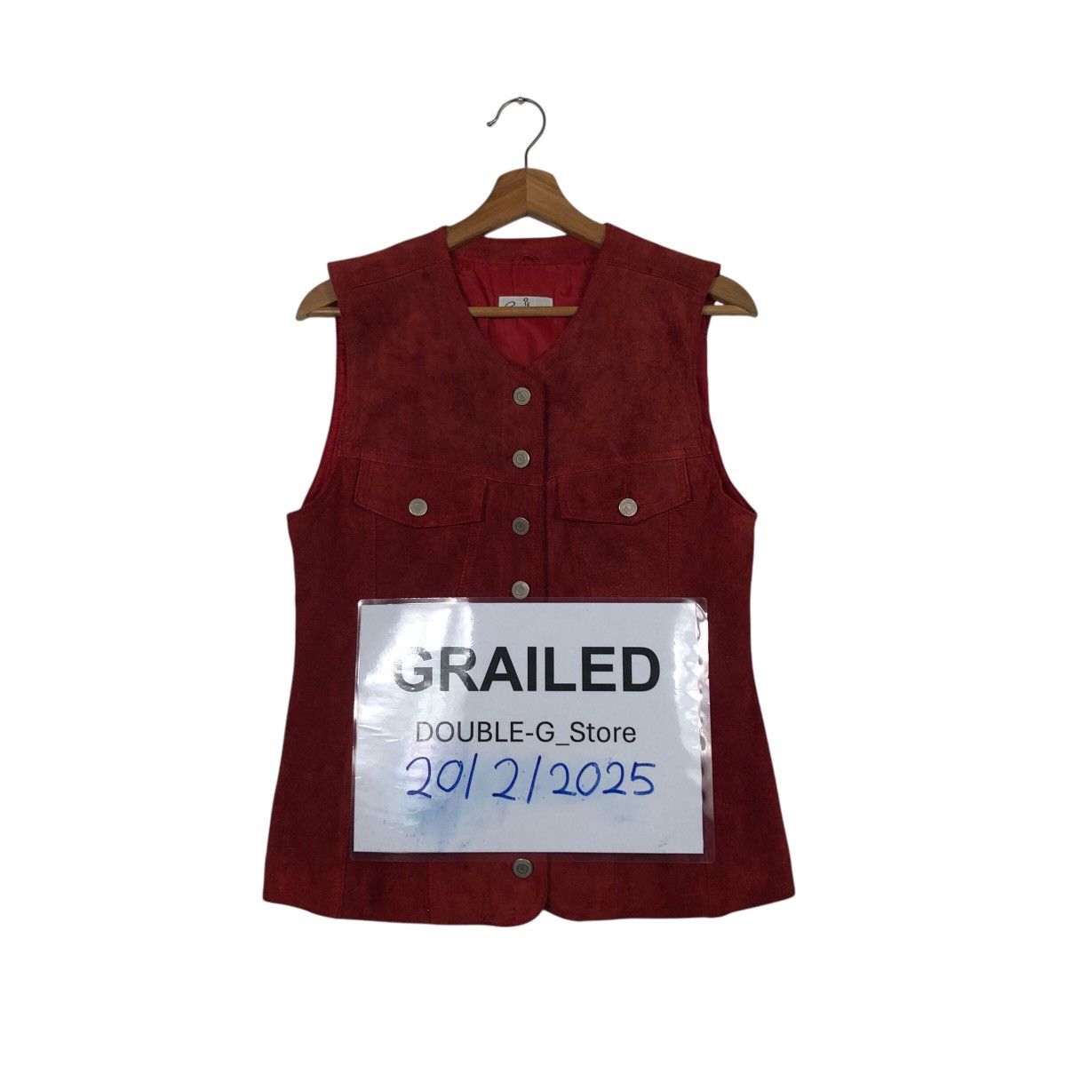 Japanese Brand 📌Vintage Leather Tank Top Vest Pesanteur Issey Miyake Size US M / EU 48-50 / 2 - 1 Thumbnail