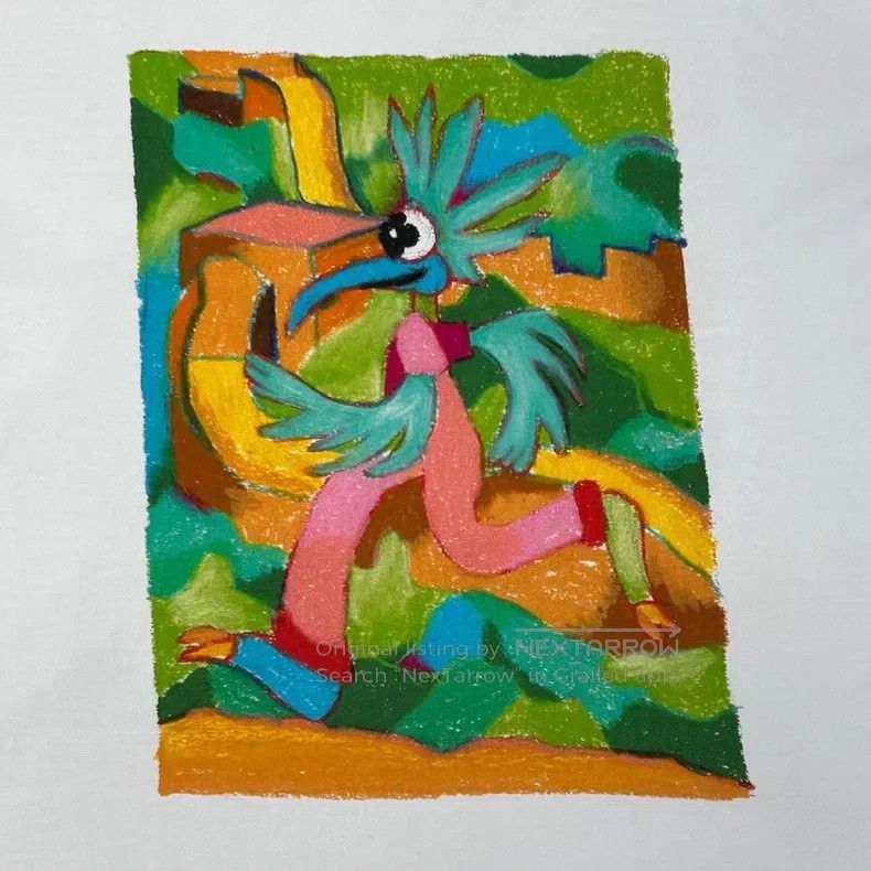 Louis Vuitton Louis Vuitton Graffiti dinosaur doll short sleeve Size US XXL / EU 58 / 5 - 3 Thumbnail