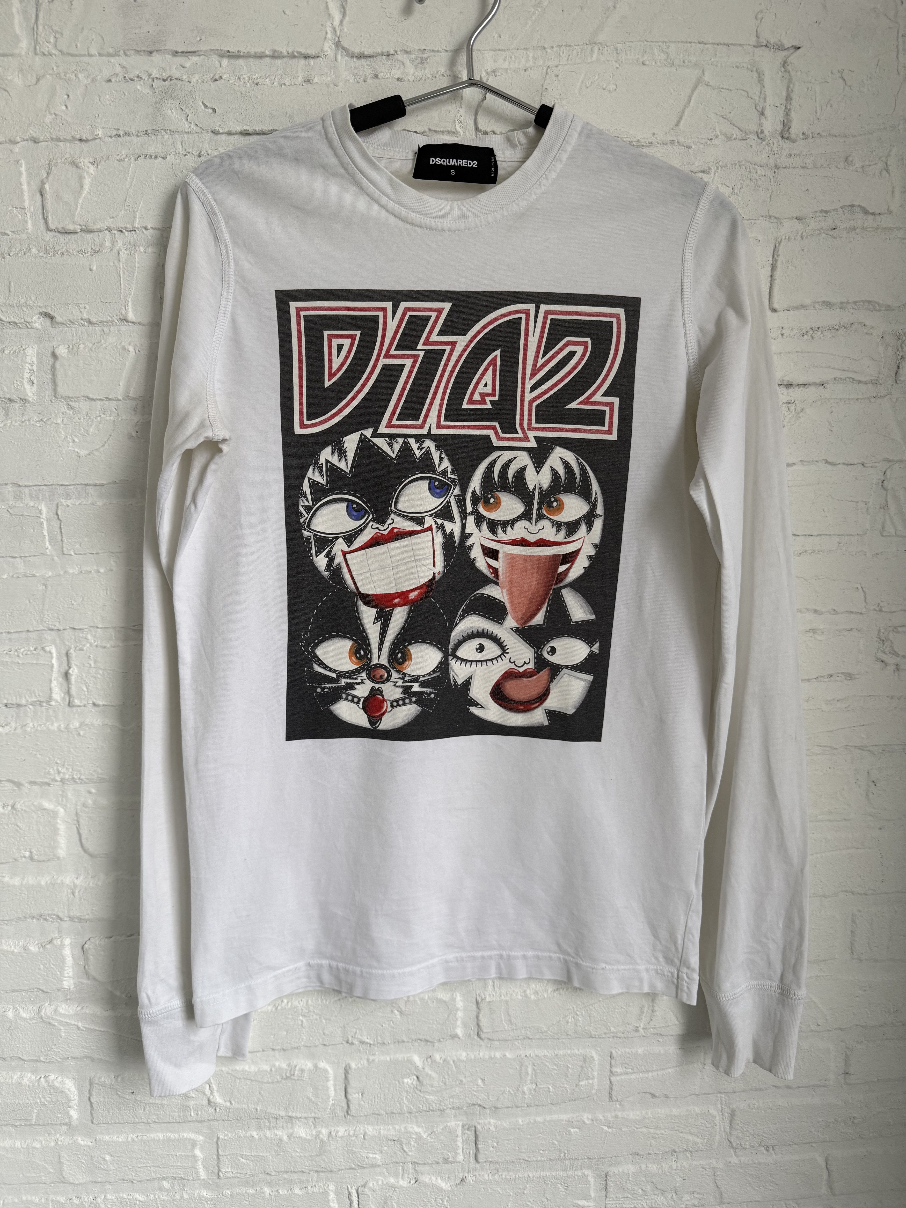 Dsquared2 DSQUARED Men's Tattoo Printed Sheer Long Sleeve T