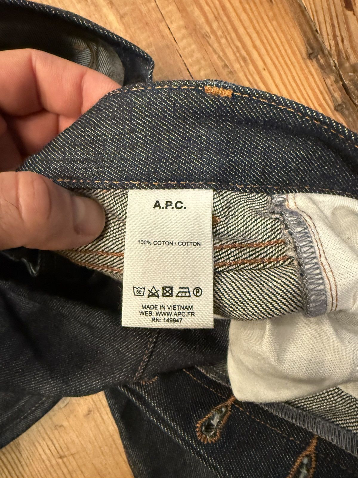 A.P.C. A.P.C selvedge denim - 31 Size US 31 - 5 Thumbnail