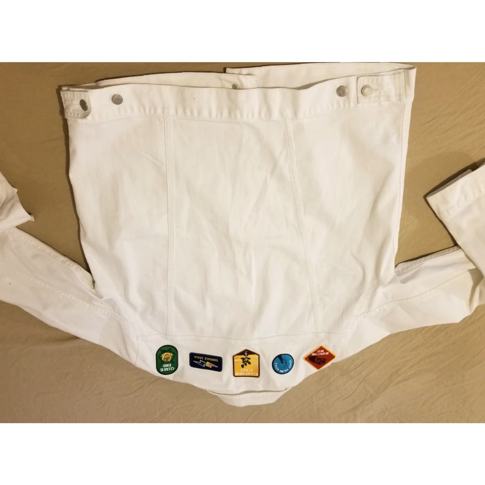 Denime Shareholder Denim Jacket XL White Patch Mens 3-in-1 Jacket Cardinal Size XL Cotton Suitable Men Accessories Size US XL / EU 56 / 4 - 6 Thumbnail
