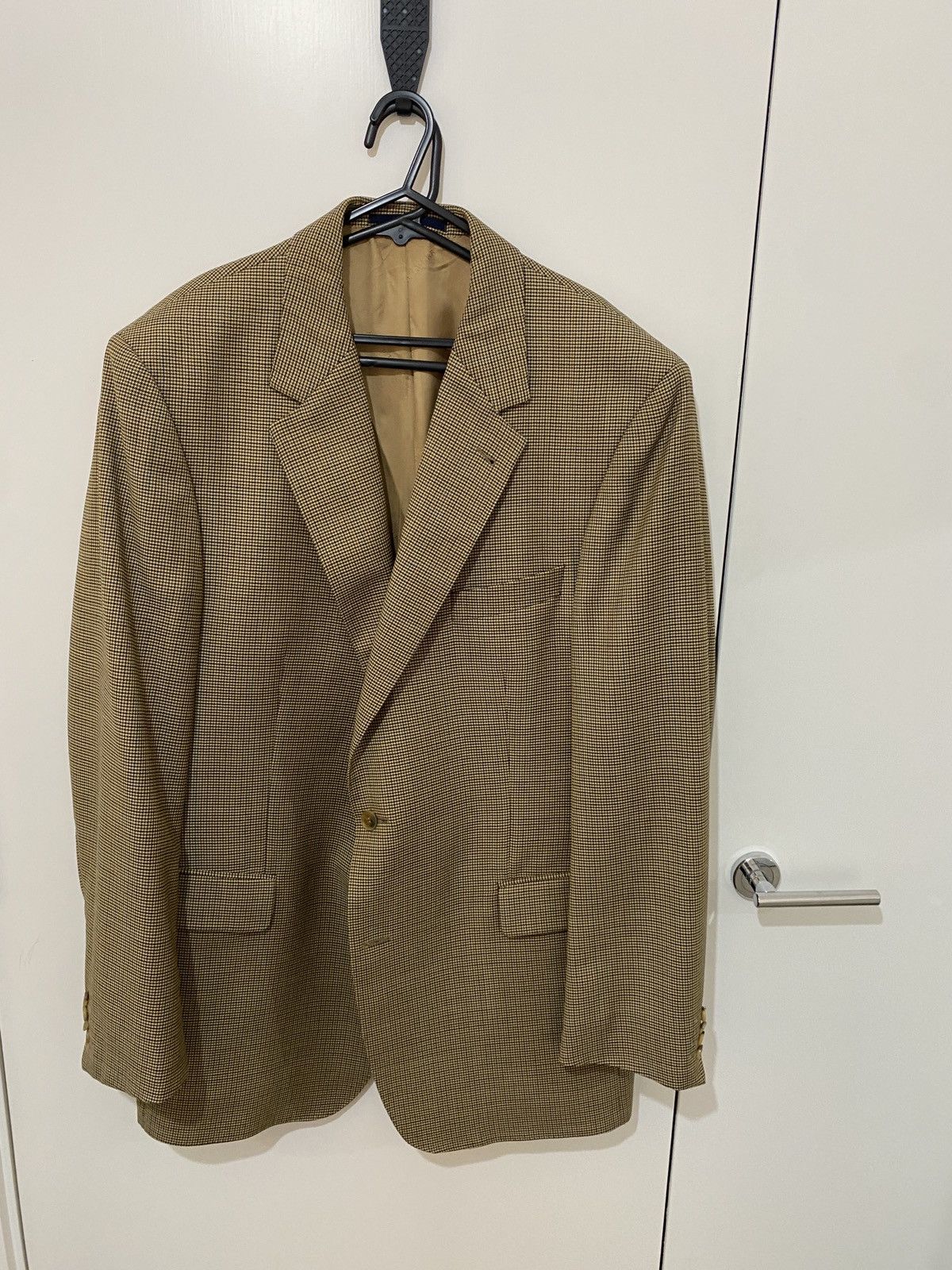 Burberry Wool Houndstooth Burberry Blazer Size 44L - 1 Thumbnail