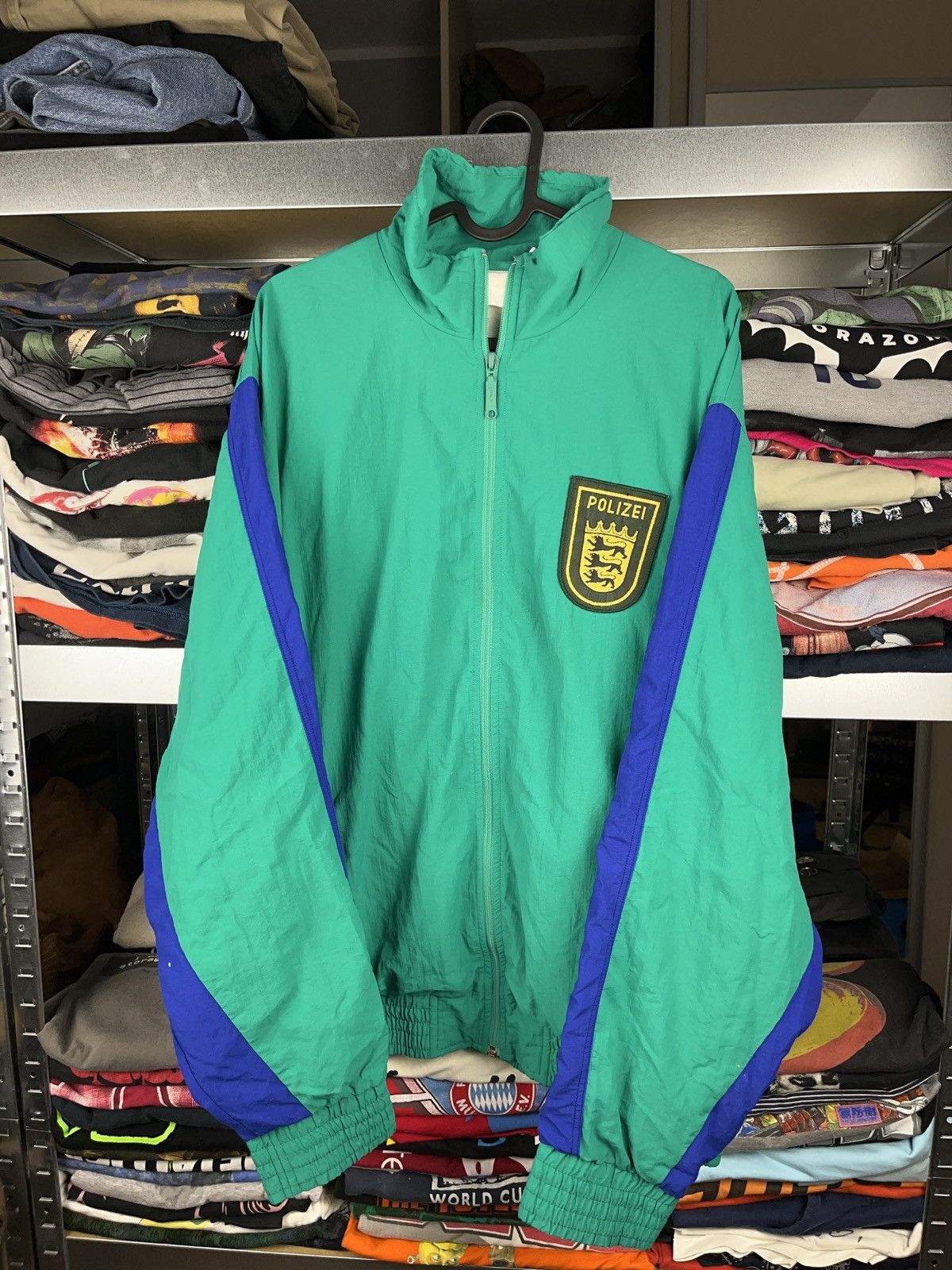 Image of Archival Clothing Vintage 80S/90S German Police Polizei Jacket Archive in Green, Men's (Size XL)