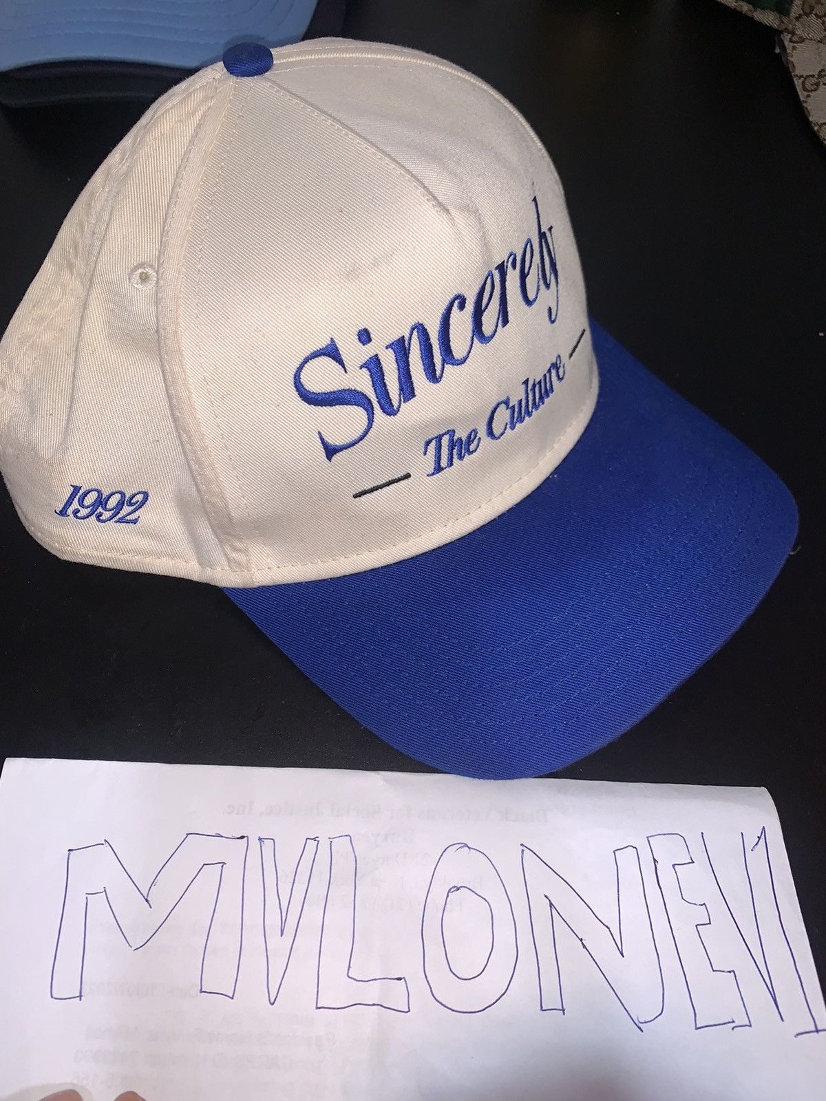 image of Streetwear Vintage Hat in Blue, Men's