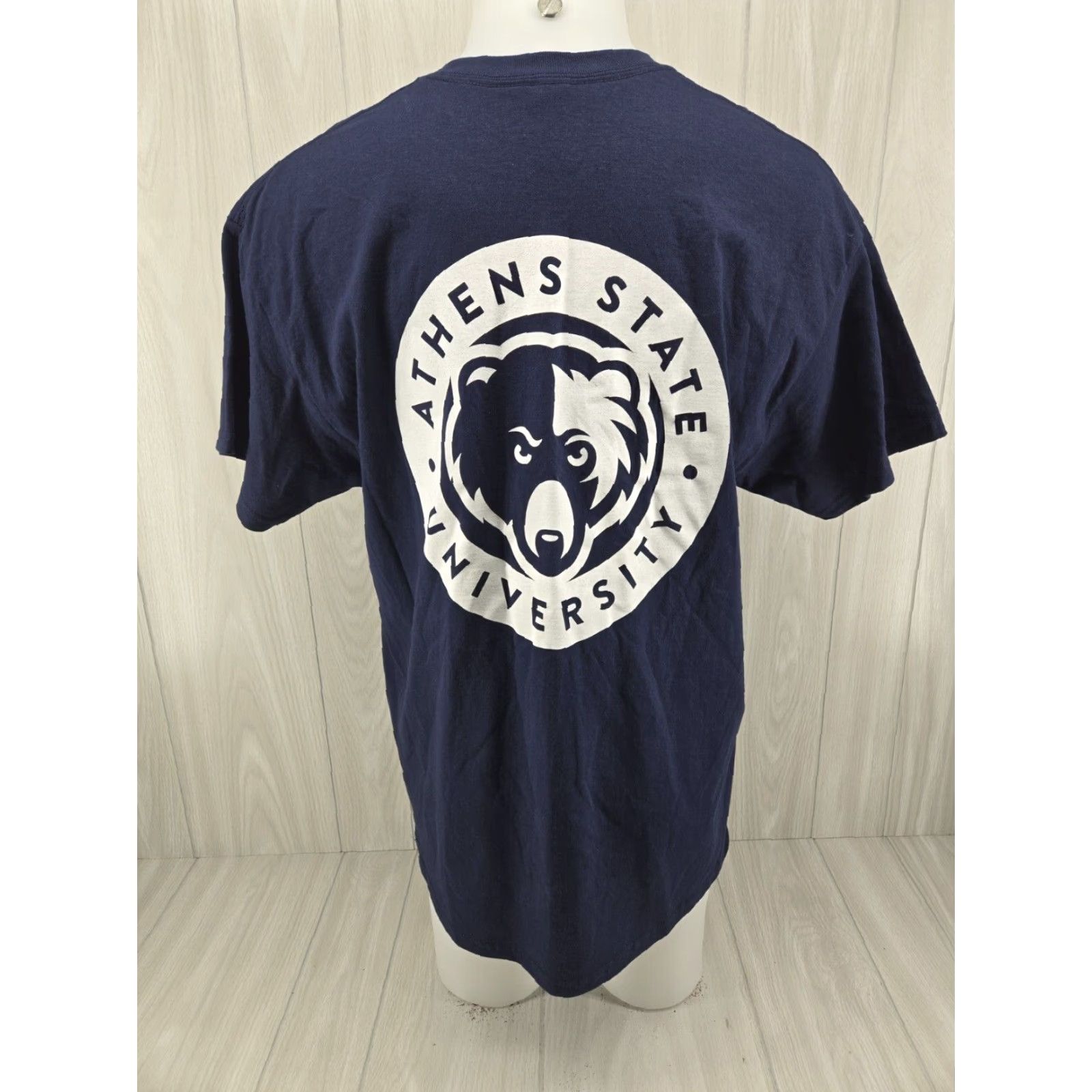 Gildan VINTAGE University Shirt Mens XL Blue University of Athens Alabama T Shirt Men’s XL Blue Size US XL / EU 56 / 4 - 2 Thumbnail