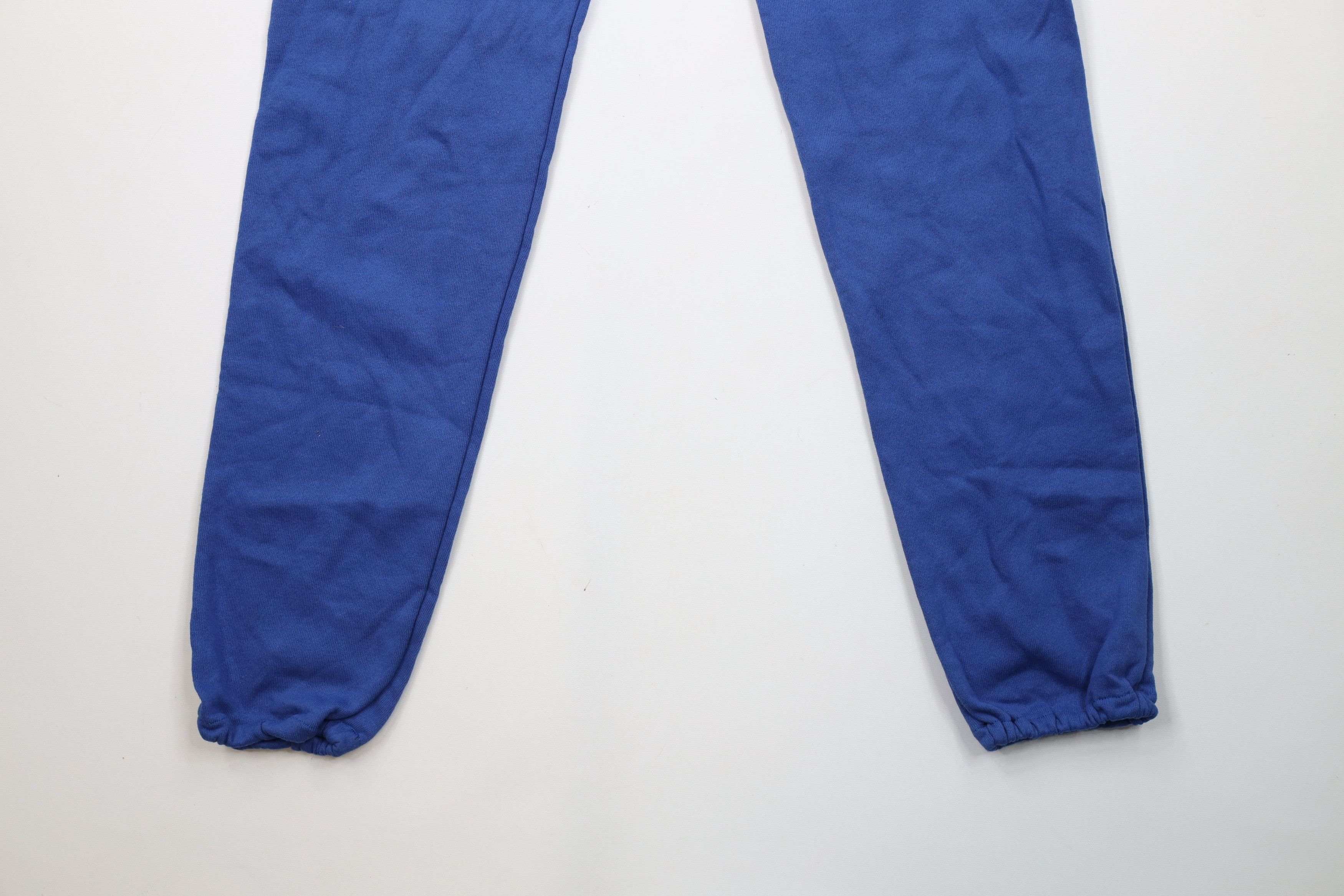 Vintage Vintage 90s Streetwear Gusseted Sweatpants Joggers Blue USA Size US 34 / EU 50 - 14 Thumbnail