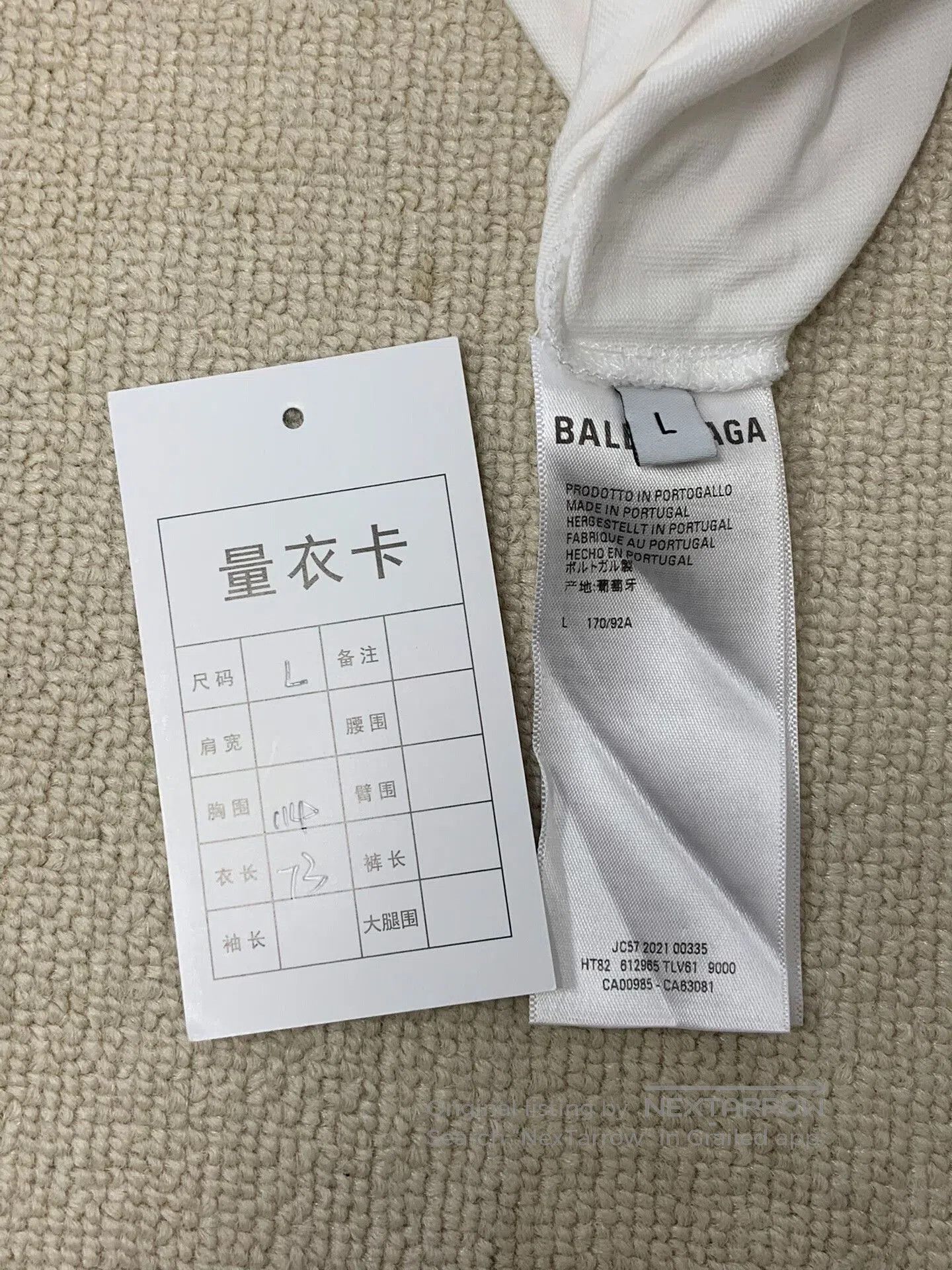 Balenciaga Balenciaga Men's Badge Crewneck Short Sleeve T-Shirt. Size US L / EU 52-54 / 3 - 5 Thumbnail