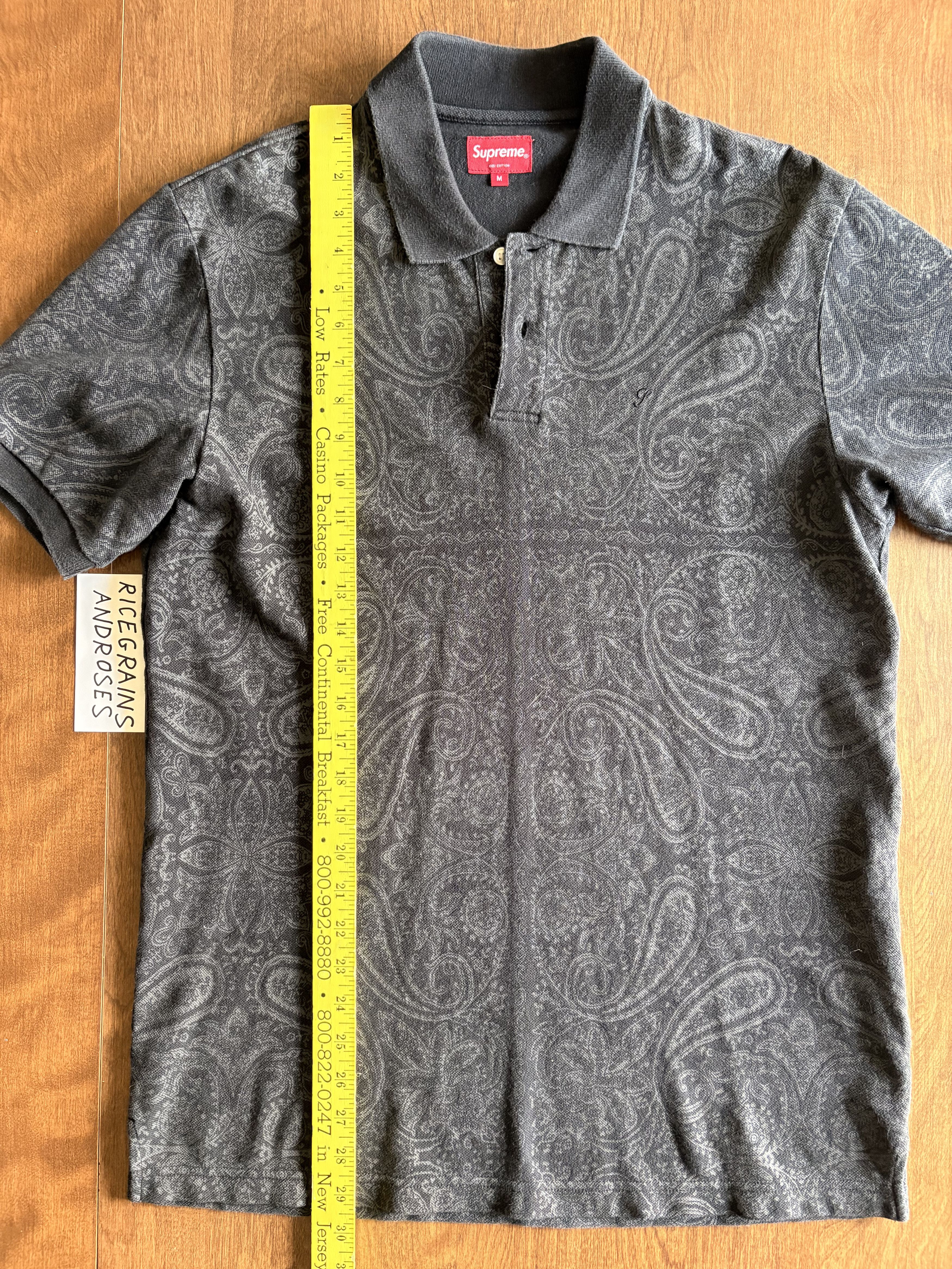 Supreme Supreme Heavenly Silk Polo FW22 black | Grailed