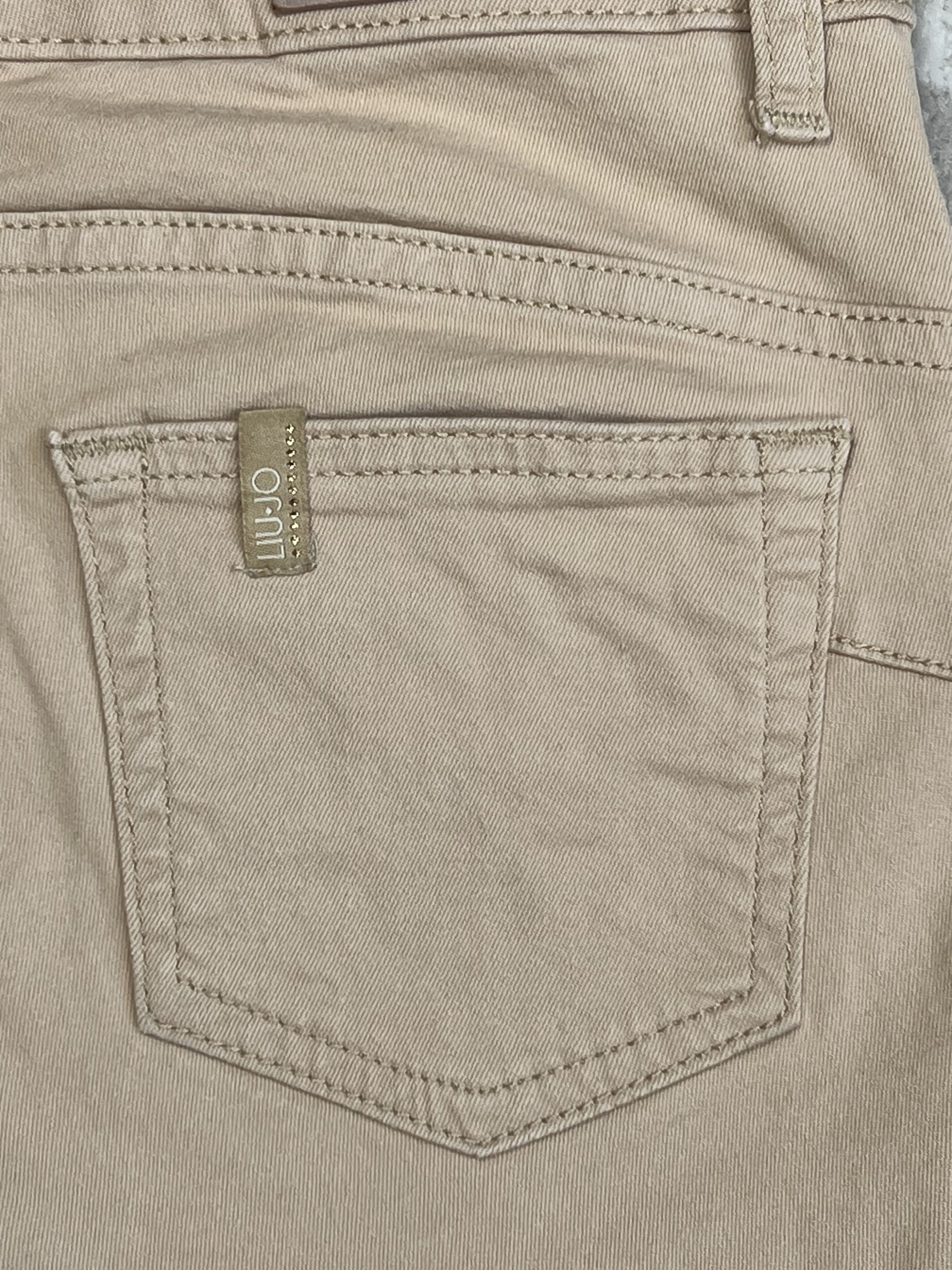 Liu Jo Liu Jo Beige Jeans Embroidered Hem Size 27" / US 4 / IT 40 - 10 Thumbnail