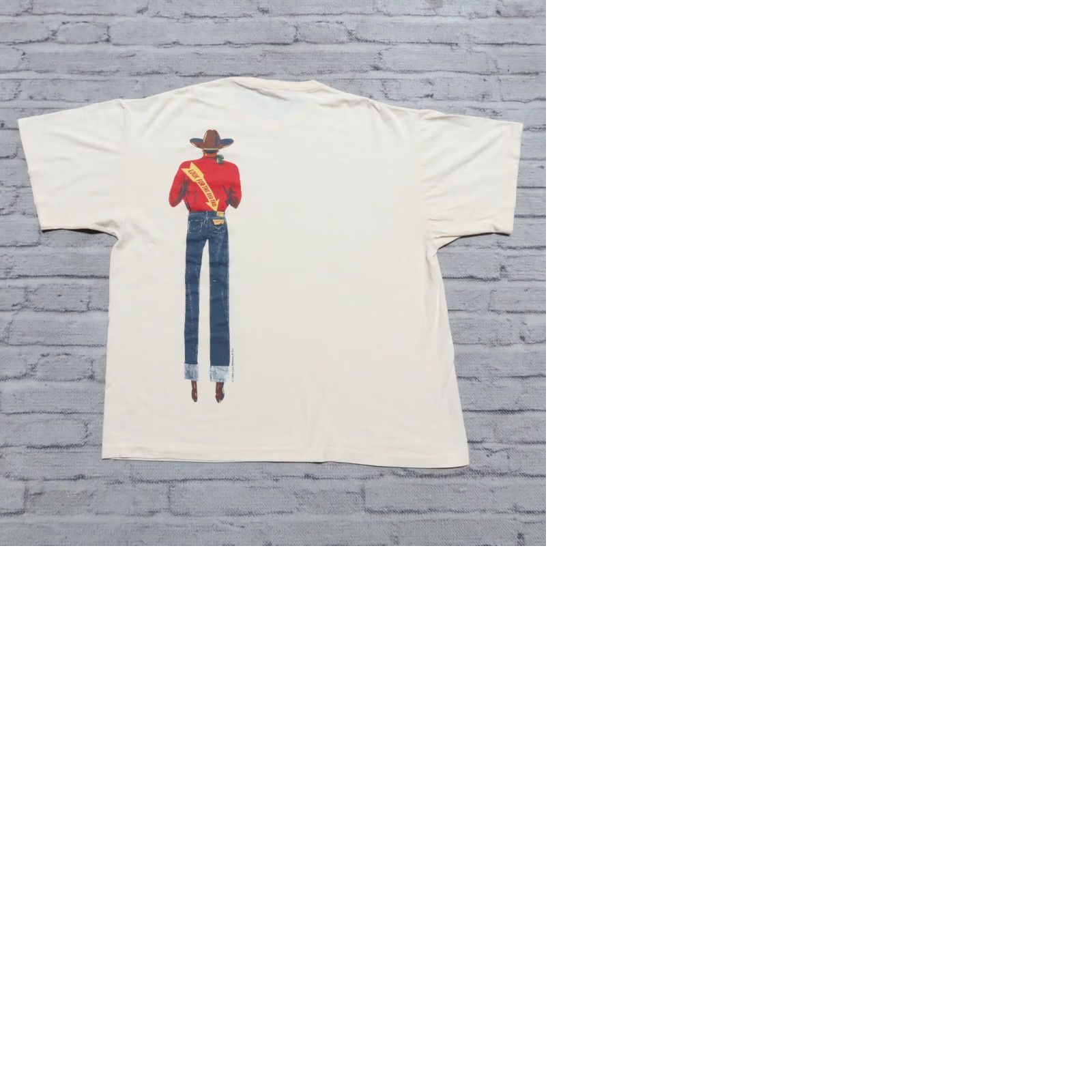 Levi's VINTAGE Levi's Western Shirt XL Men White 90s Shirt Mens Levi's Western Shirt 90s Vintage Big E Advertising Size US XL / EU 56 / 4 - 9 Thumbnail