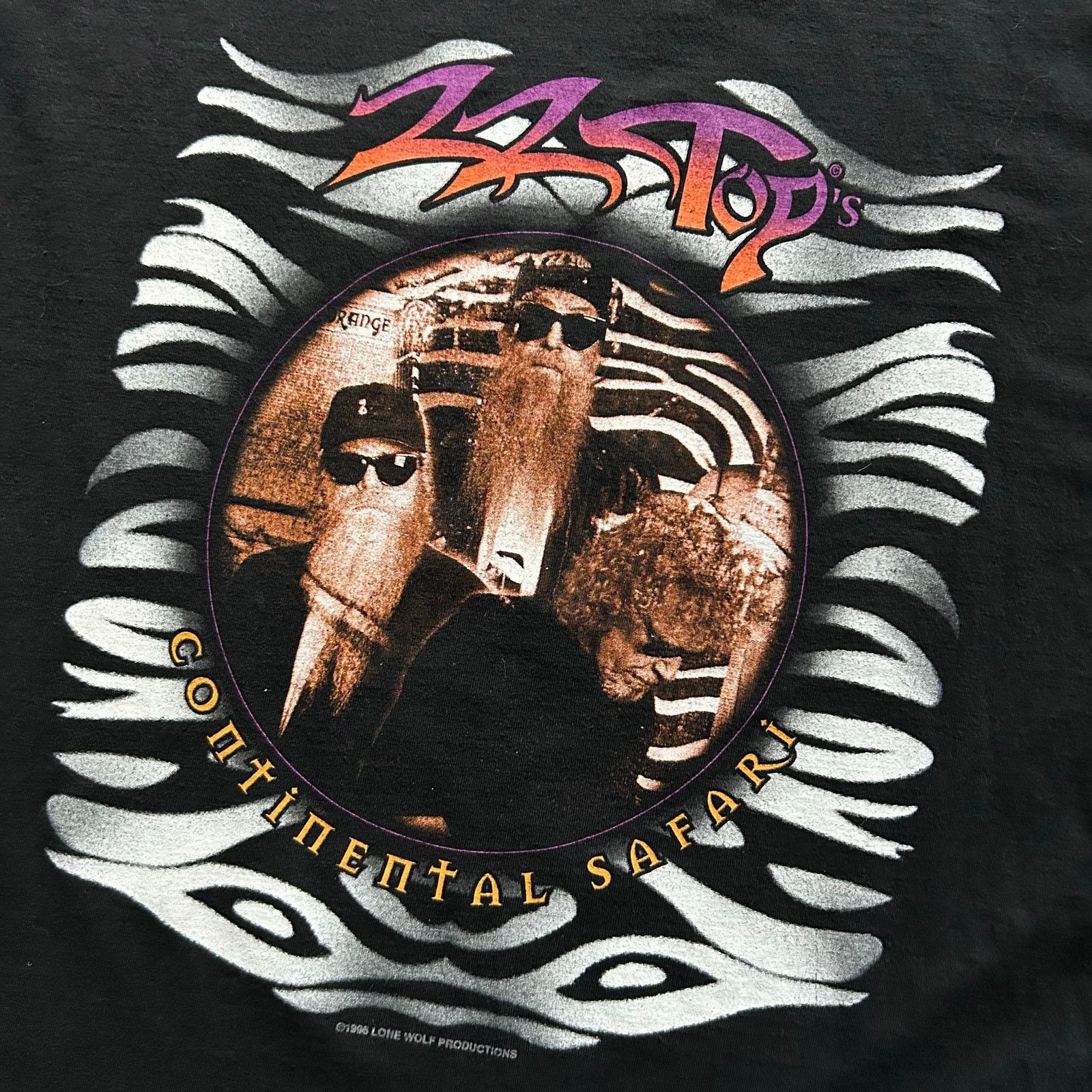 Other Vintage 1996 ZZ Top Continental Safari Tour T-Shirt- Sz L Size US L / EU 52-54 / 3 - 3 Thumbnail