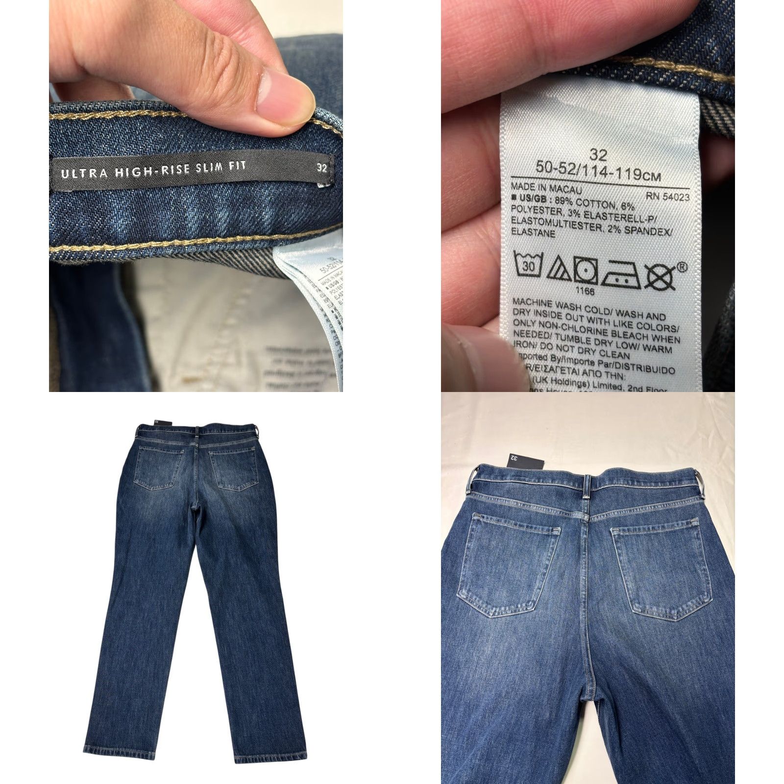Banana Republic Banana Republic NWT Ultra High Rise Slim Fit Ankle Length Jeans Size 34X28 Size 24" / US 00 / IT 34 - 8 Thumbnail