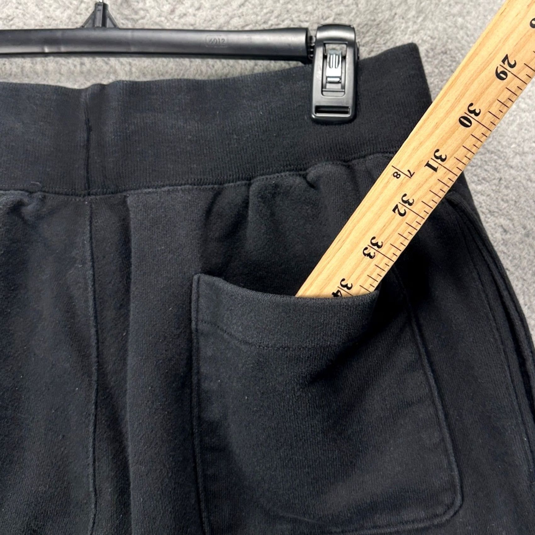 Champion Champion Reverse Weave Sweatpants Jogger Mens Medium Black Drawstring Pocket Size US 31 - 5 Thumbnail