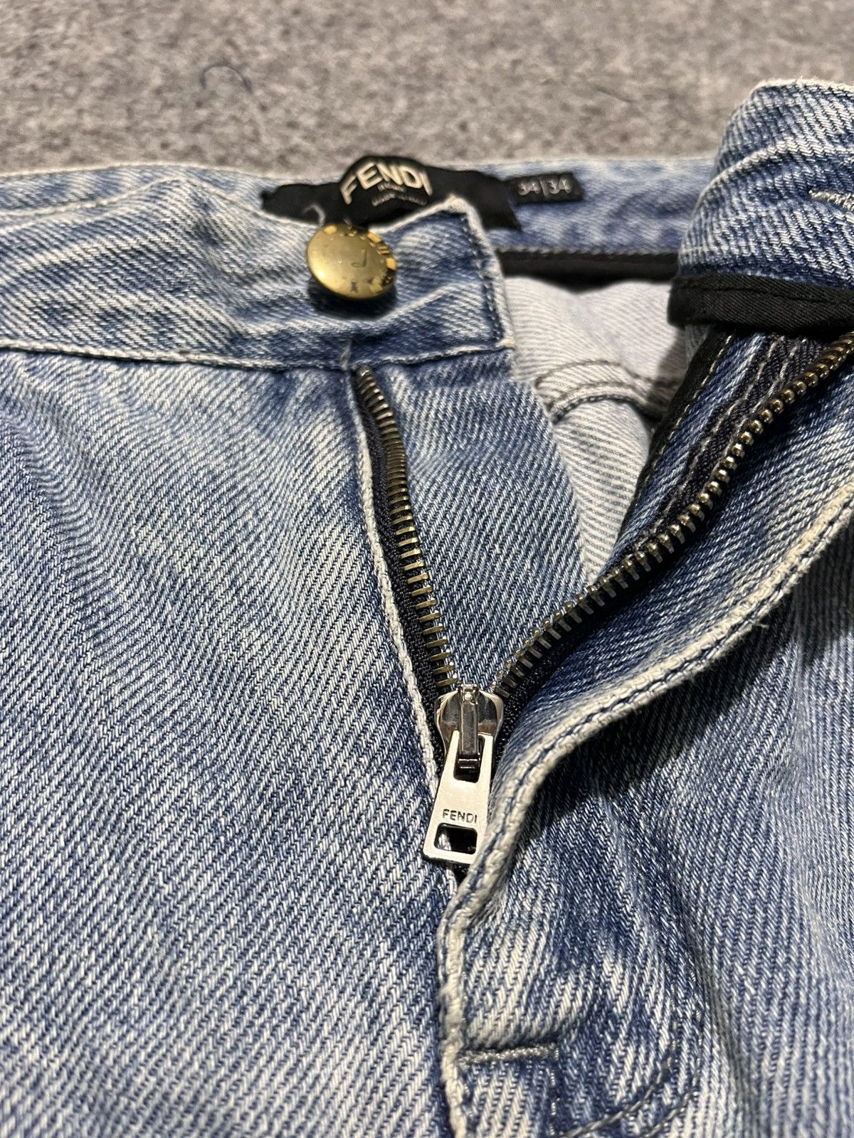 Fendi Fendi Fiend Ripped Jeans Pants Size US 34 / EU 50 - 16 Thumbnail