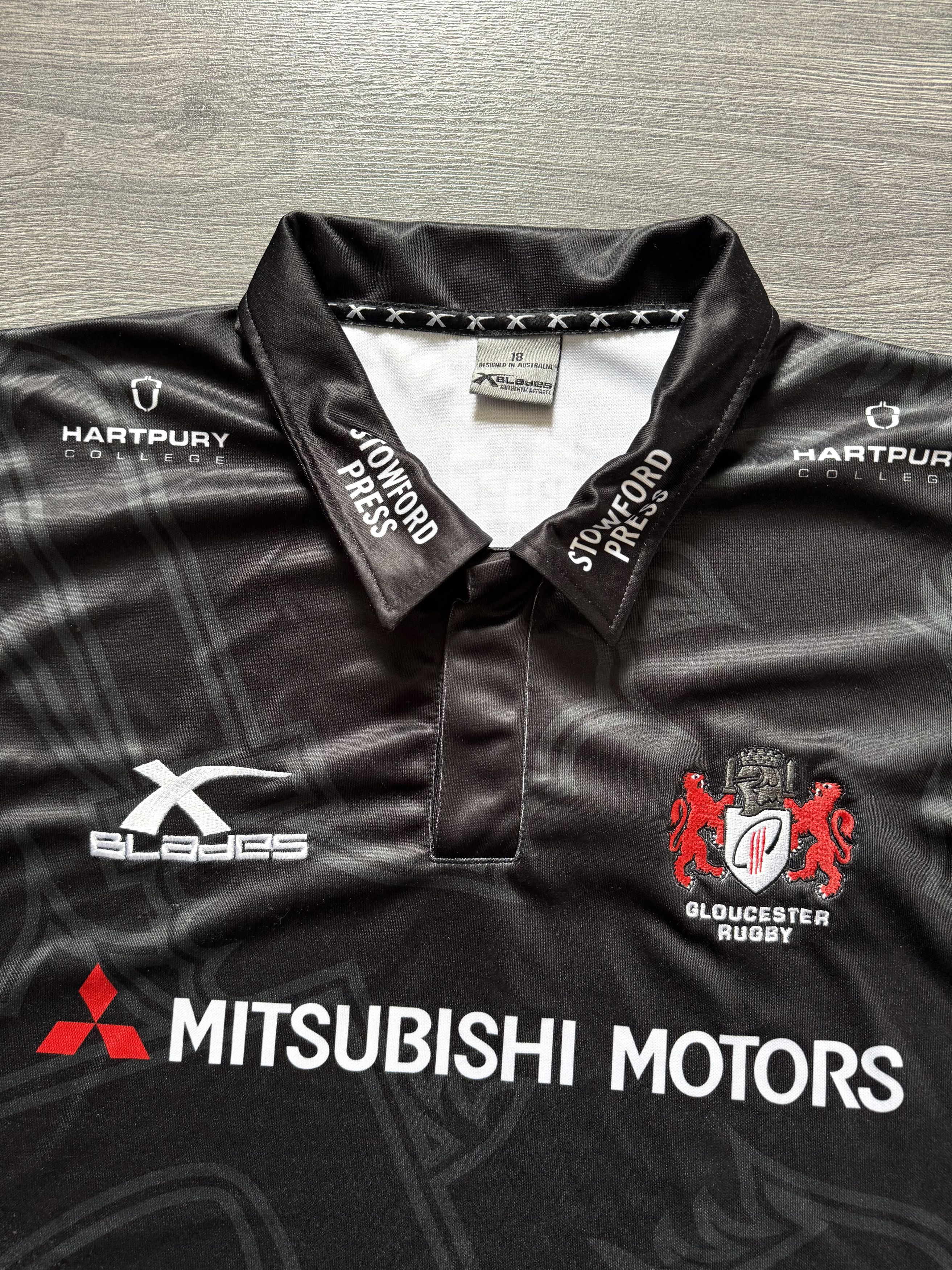 Vintage Gloucester Rugby Away Shirt 2016/2017 - XBlades Size US M / EU 48-50 / 2 - 3 Thumbnail