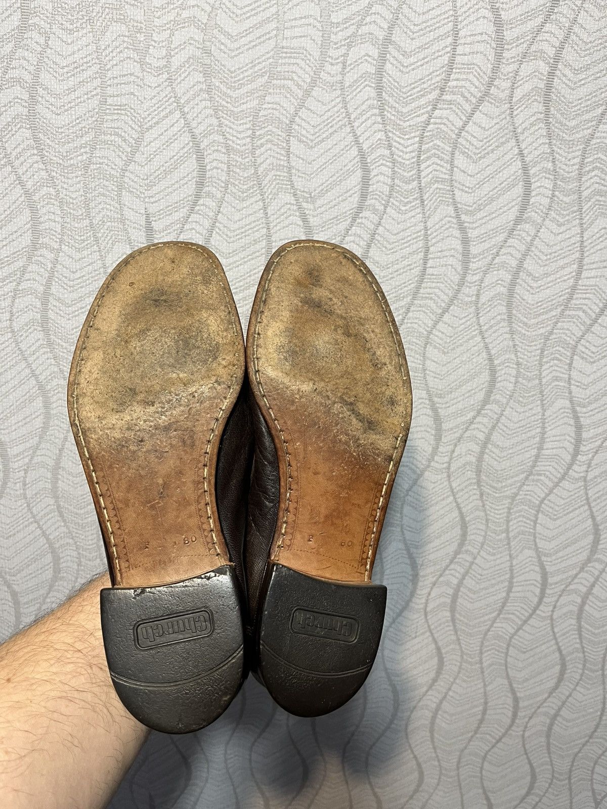 Church's Church’s Vintage Men’s Brown Leather Loafers Size US 9 Size US 9 / EU 42 - 8 Thumbnail