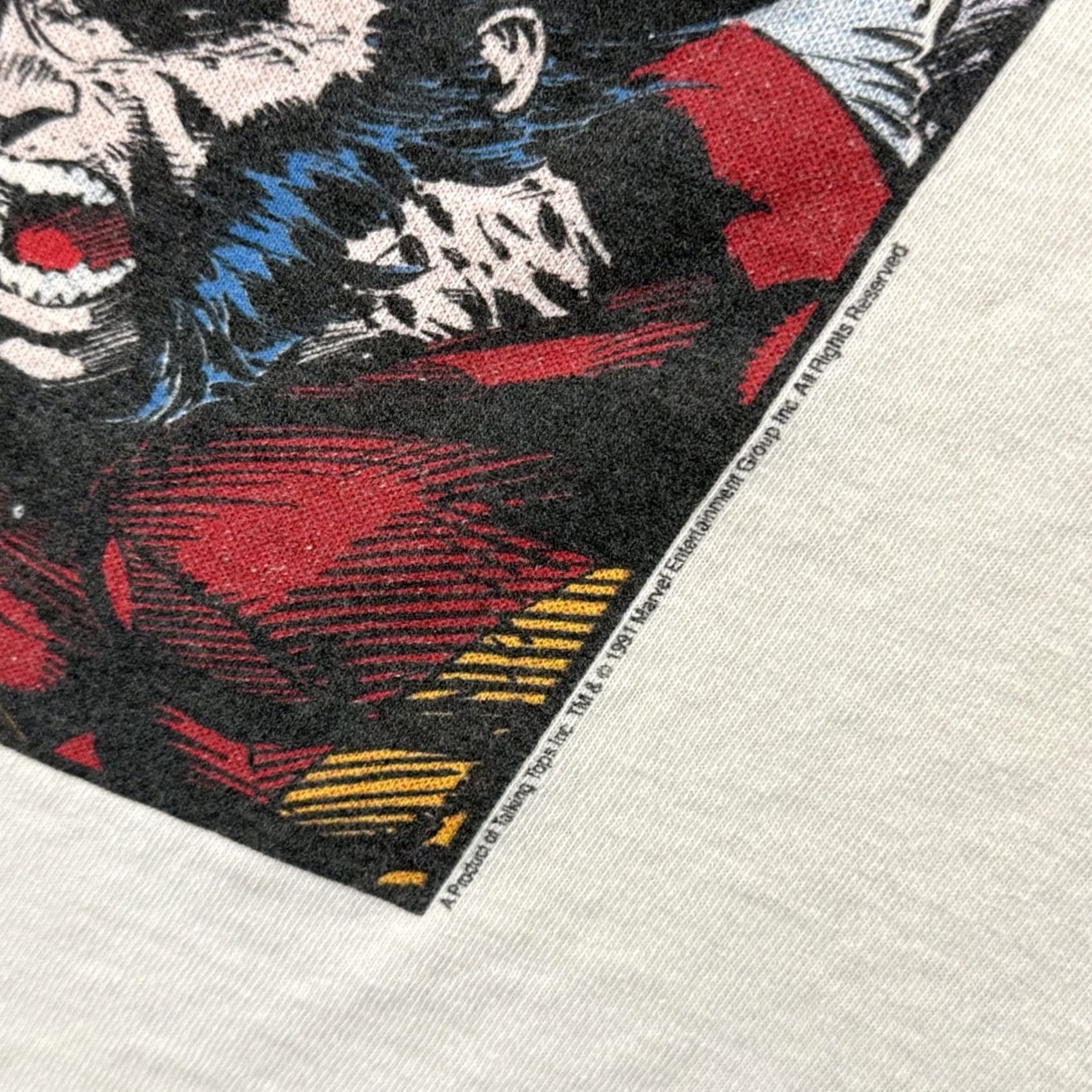 Vintage VINTAGE Marvel X-Men Shirt Large White Uncanny Xtinction Agenda Comics 90s Mens Size US L / EU 52-54 / 3 - 7 Thumbnail
