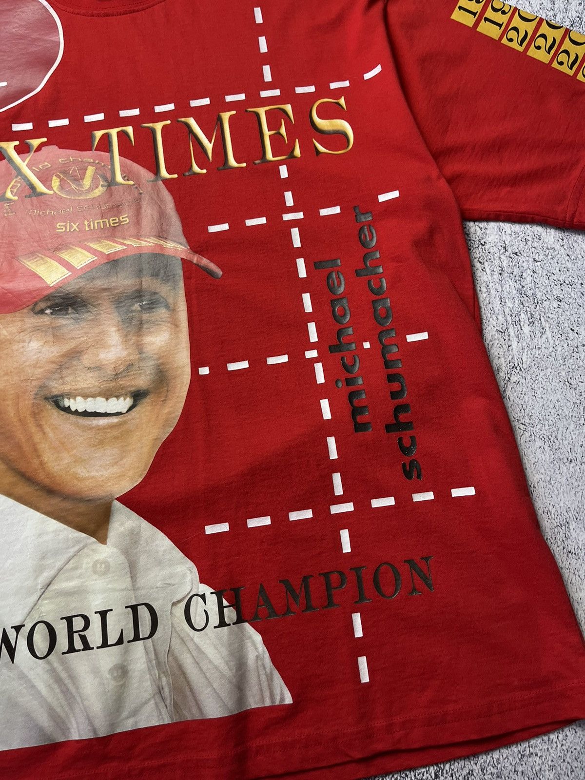 Ferrari Rare Vintage T-shirt Michael Schumacher Y2K Size US L / EU 52-54 / 3 - 11 Thumbnail